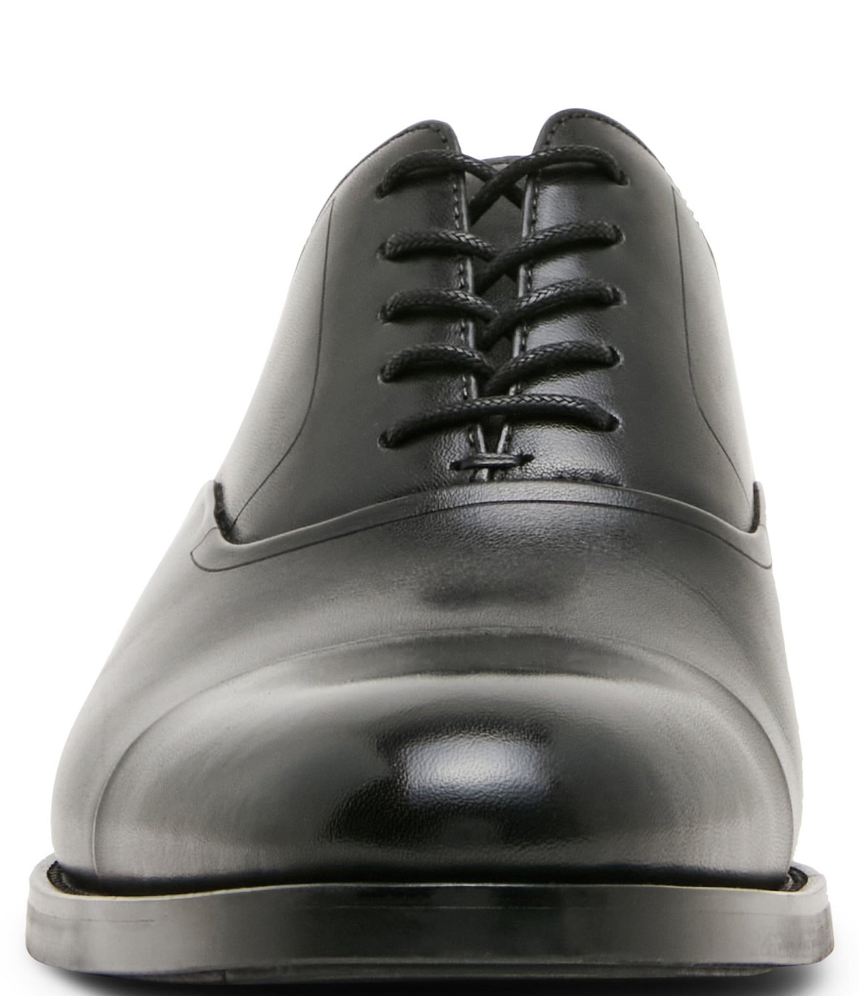 Steve Madden Men's Hallifax Leather Cap Toe Dress Oxfords