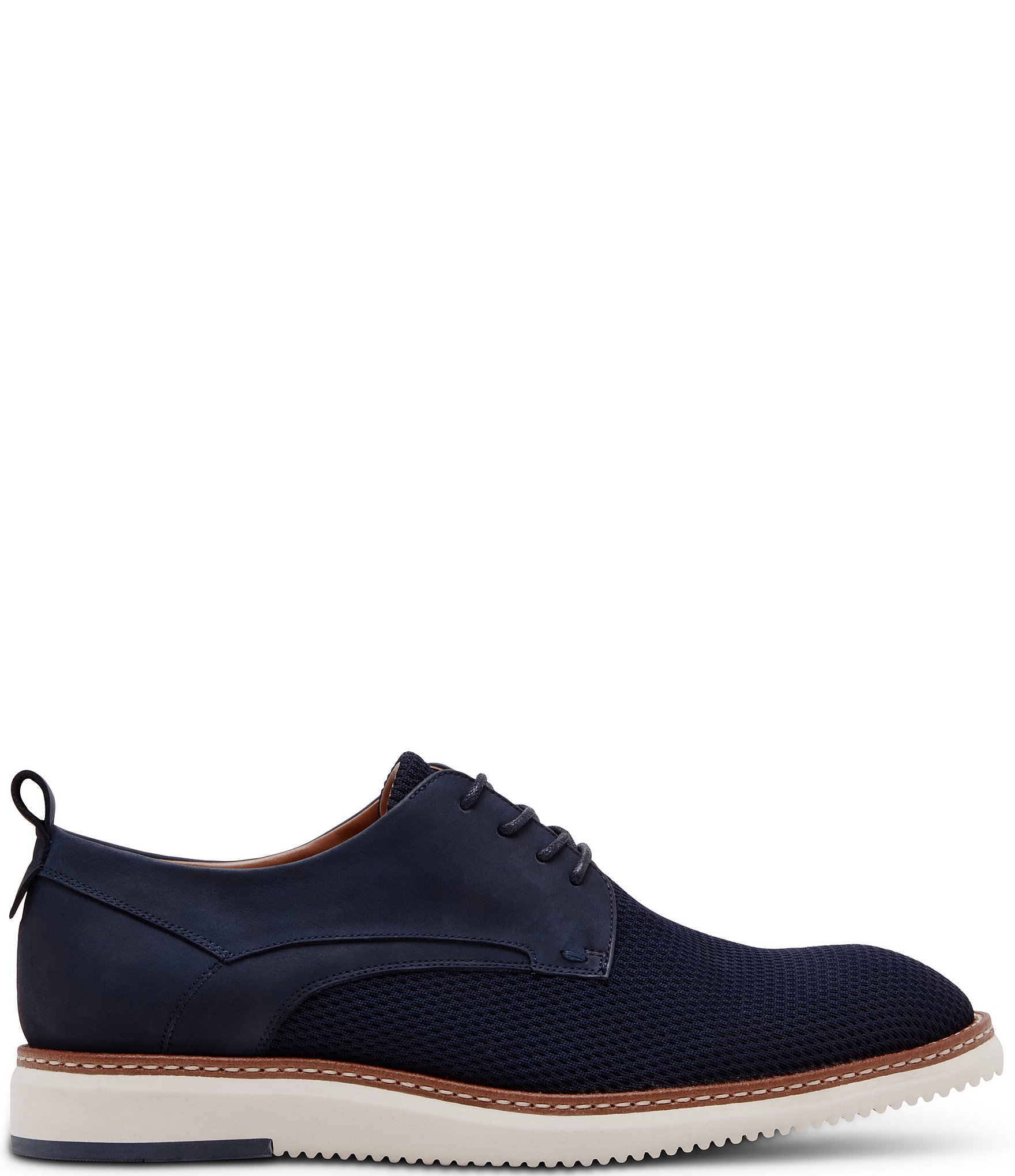 Steve Madden Men's Krafted Plain Toe Lace-Up Knit Oxfords