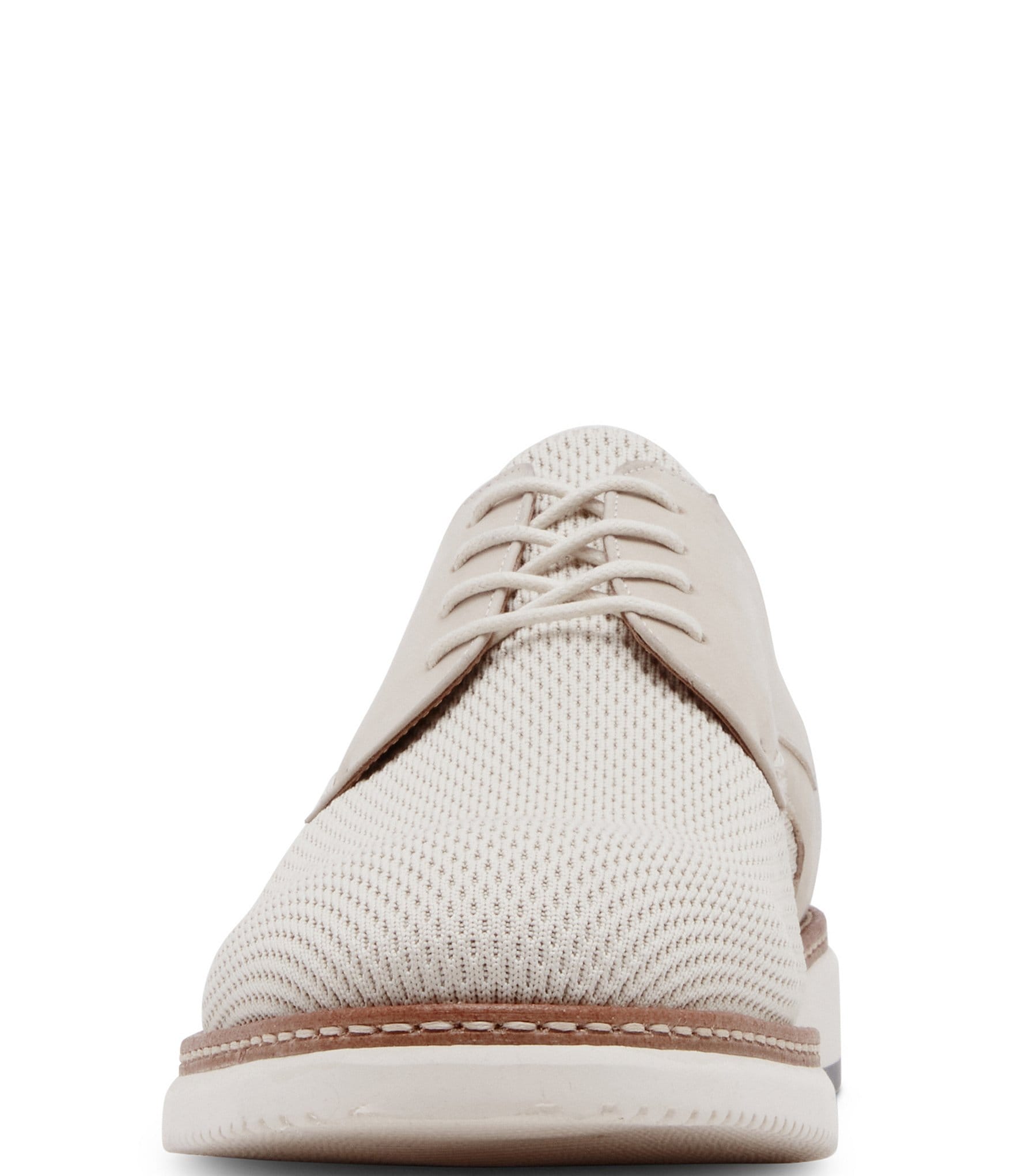 Steve Madden Men's Krafted Plain Toe Lace-Up Knit Oxfords