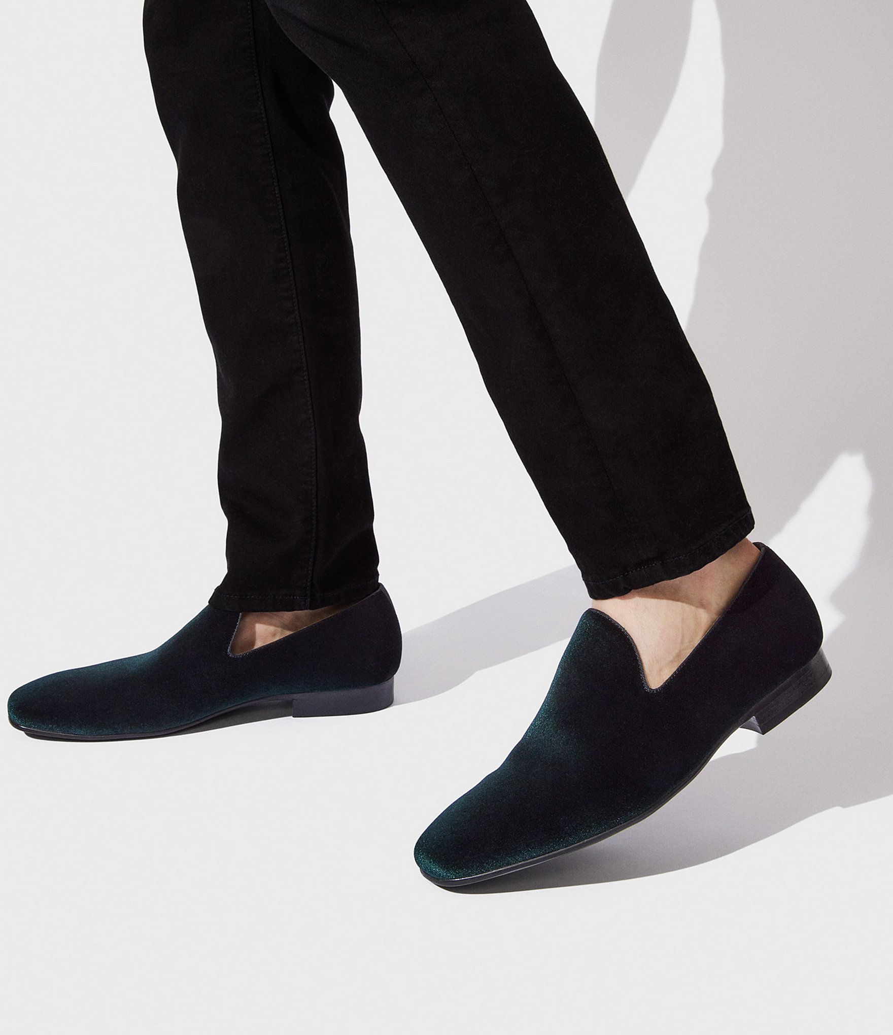 Steve Madden Men's Laight Velvet Slip-Ons