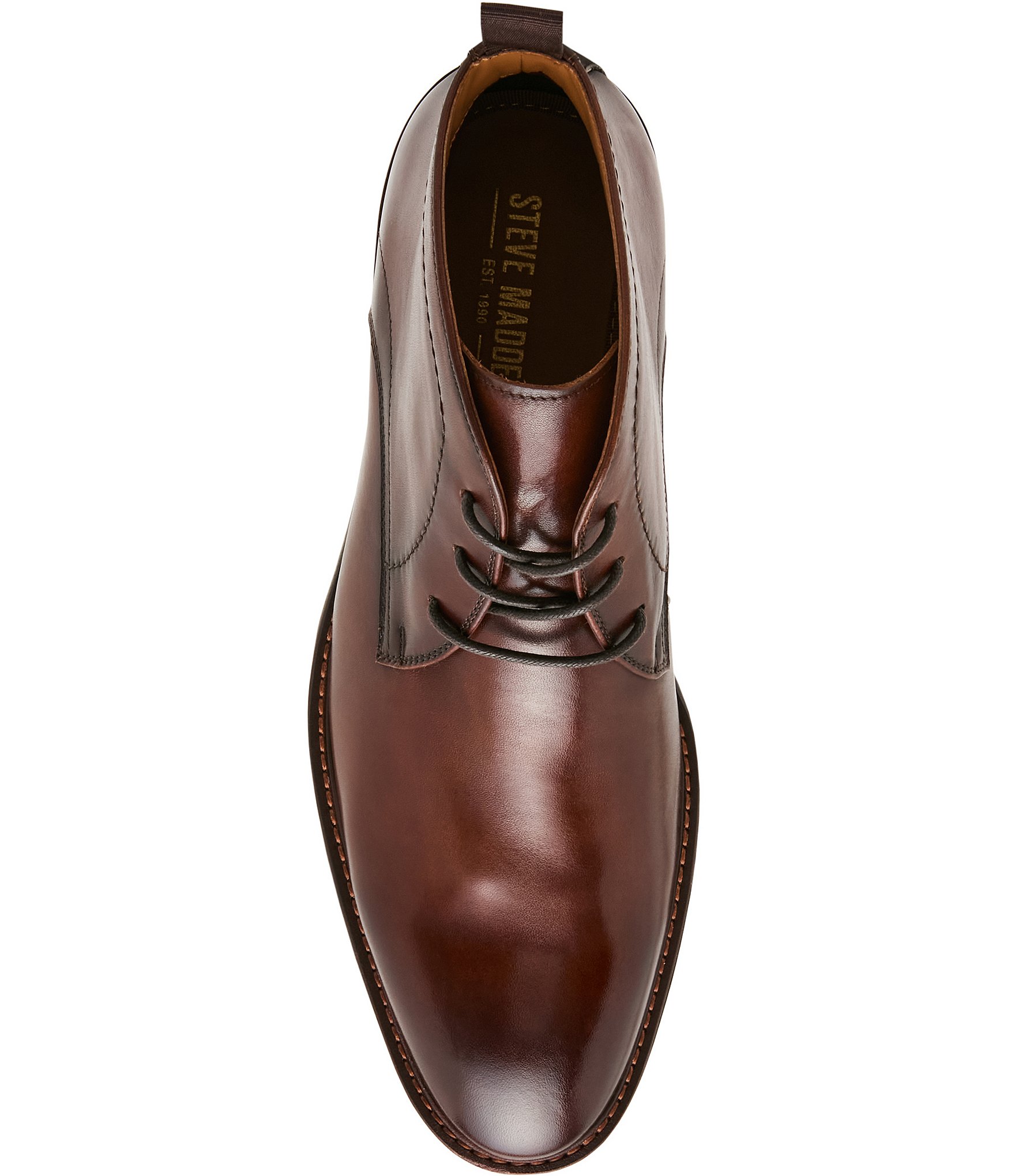 Steve Madden Men's Meeker Leather Chukka Boots