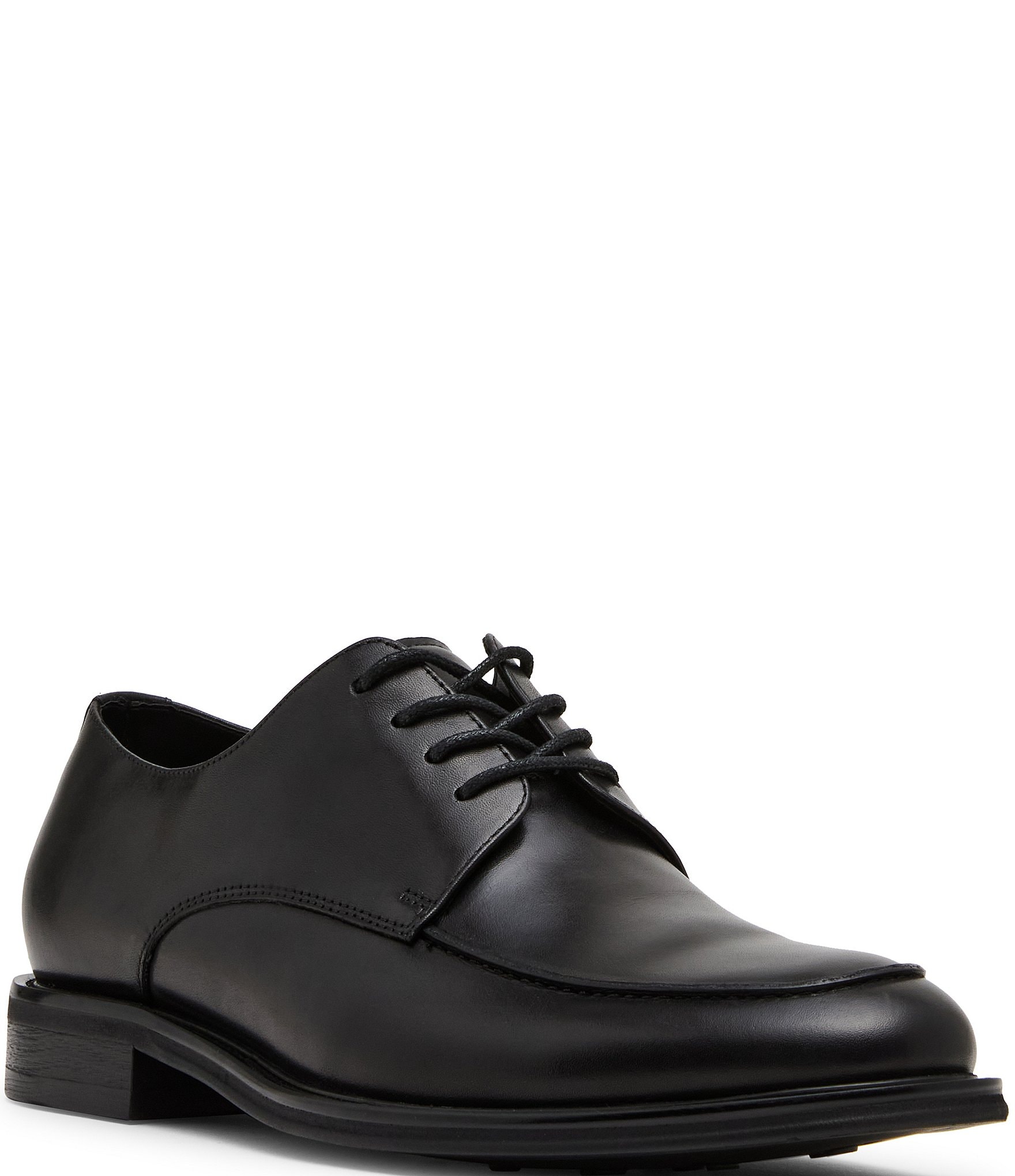 steve madden mens black dress shoes Steve Madden Men's Devito Oxford Shoes Black Leather – APLAZE main image 0