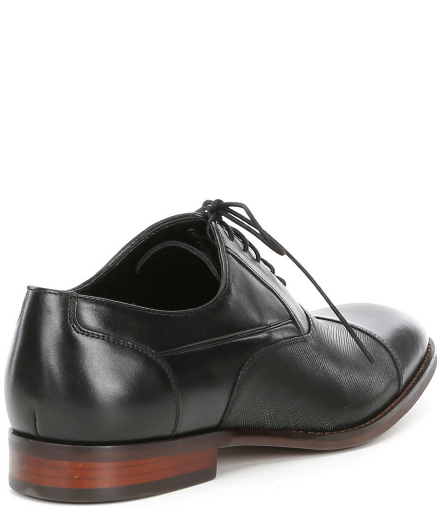 Steve Madden Men's Proctr Leather Cap Toe Oxfords