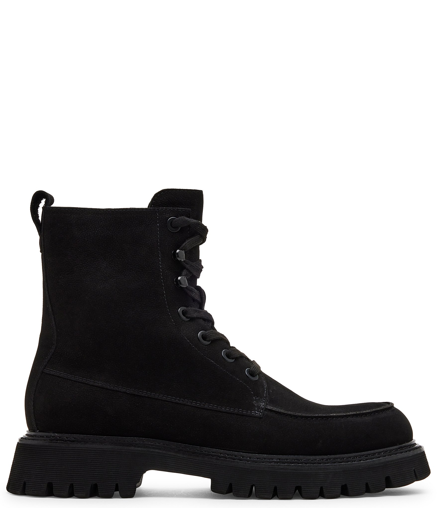 Steve Madden Men's Walvia Nubuck Lug Sole Work Boots