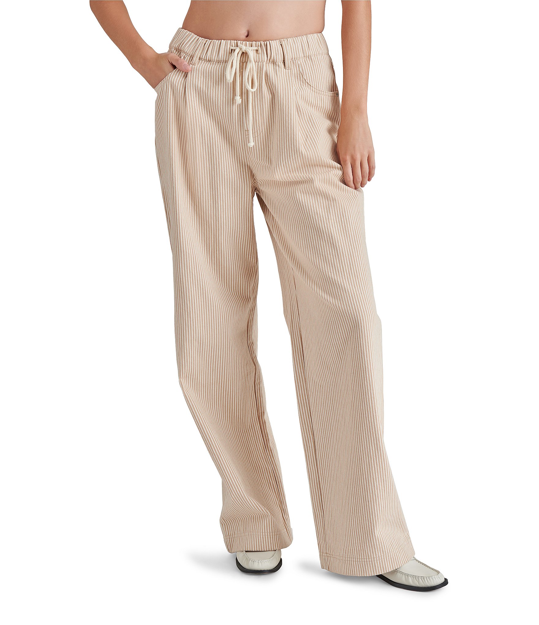 【WHO.A.U】Steve Ribbed Wide Pants Steve Ribbed Wide Pants - 후아유닷컴