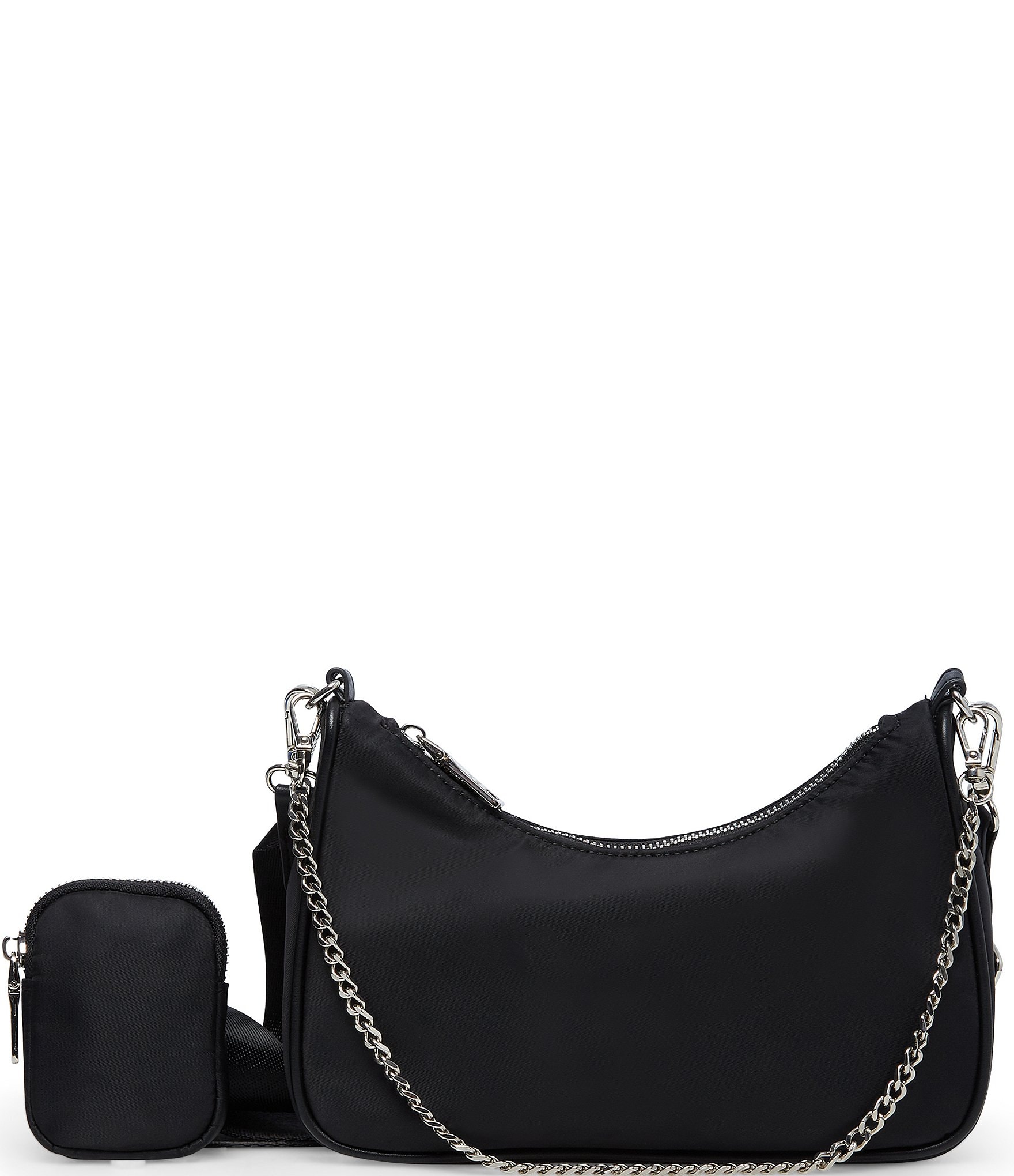 Steve Madden Bvital Cross Body Bag With Chain Strap in Black