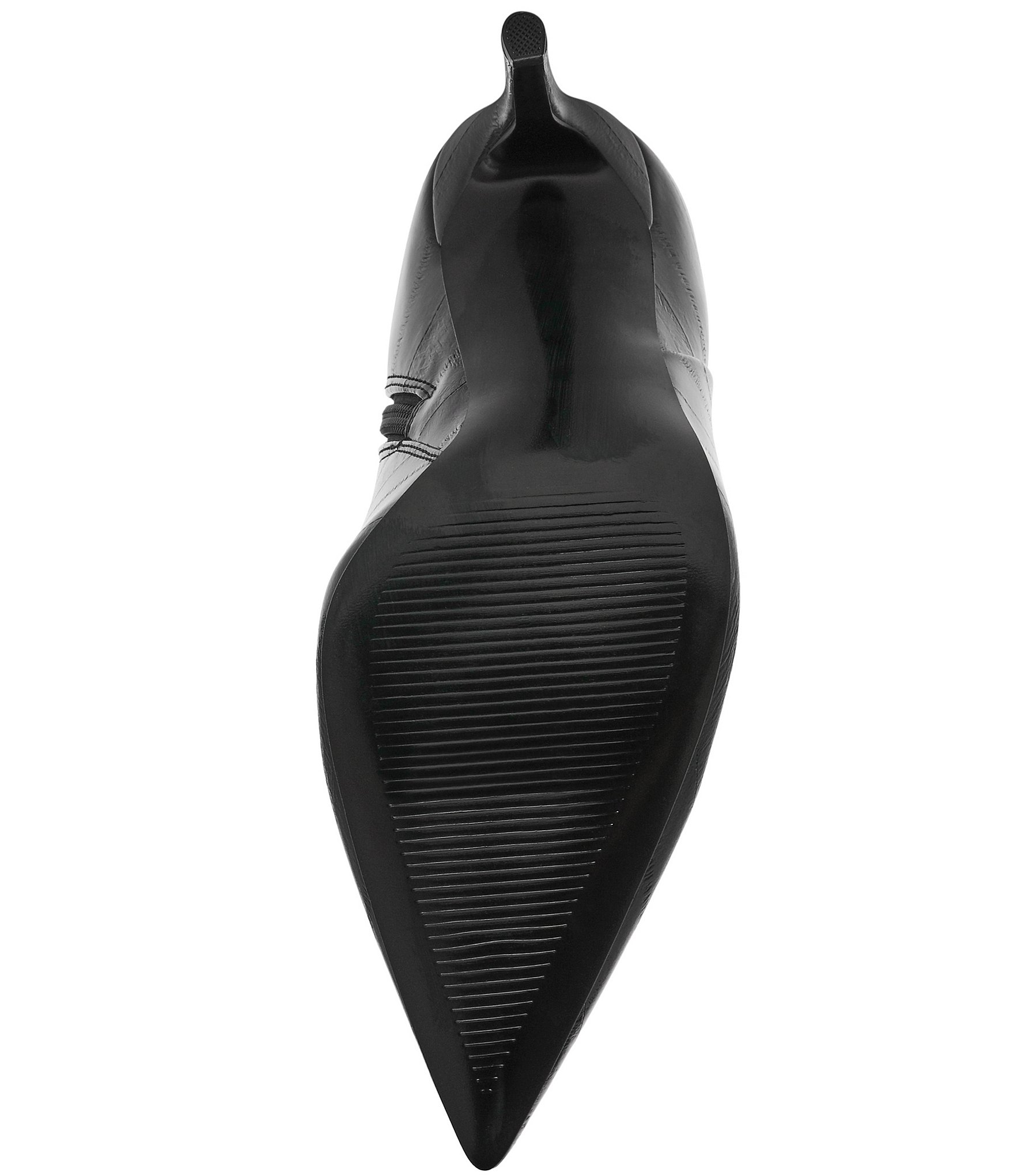 Steve Madden Nitro Eel Print Pointed Toe Stiletto Boots