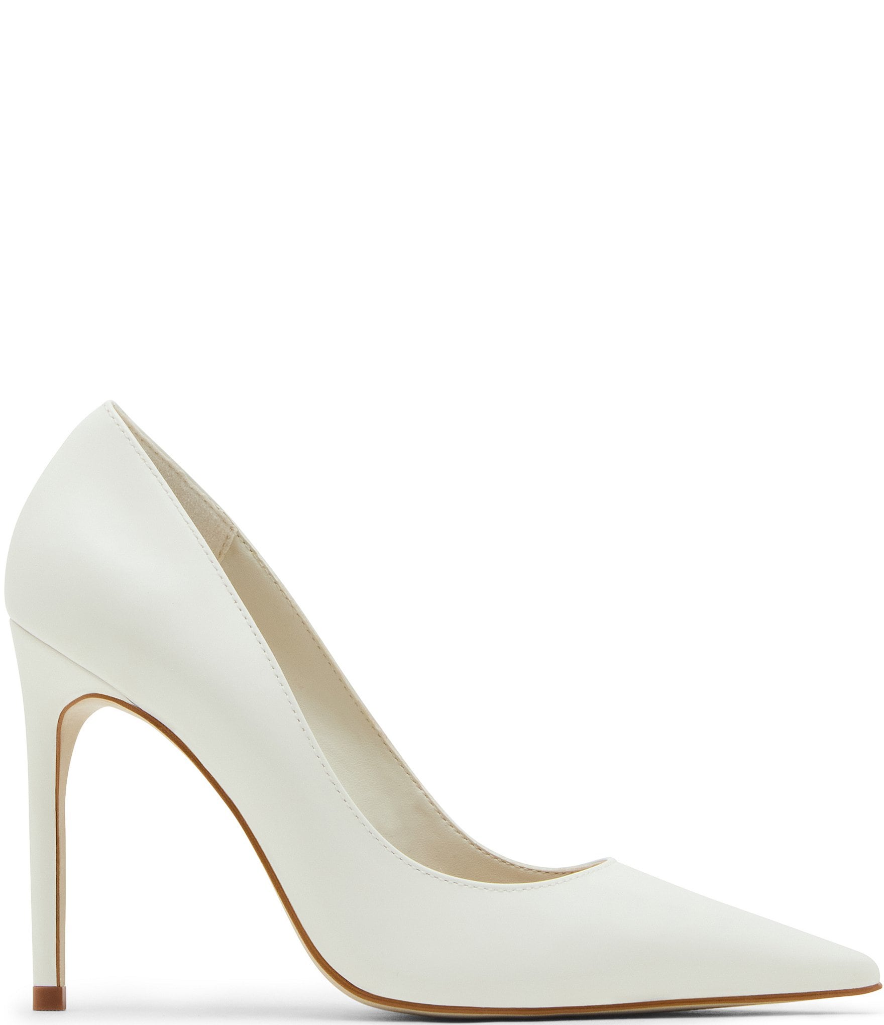 Steve Madden Noir Leather Pointed Toe Stiletto Pumps