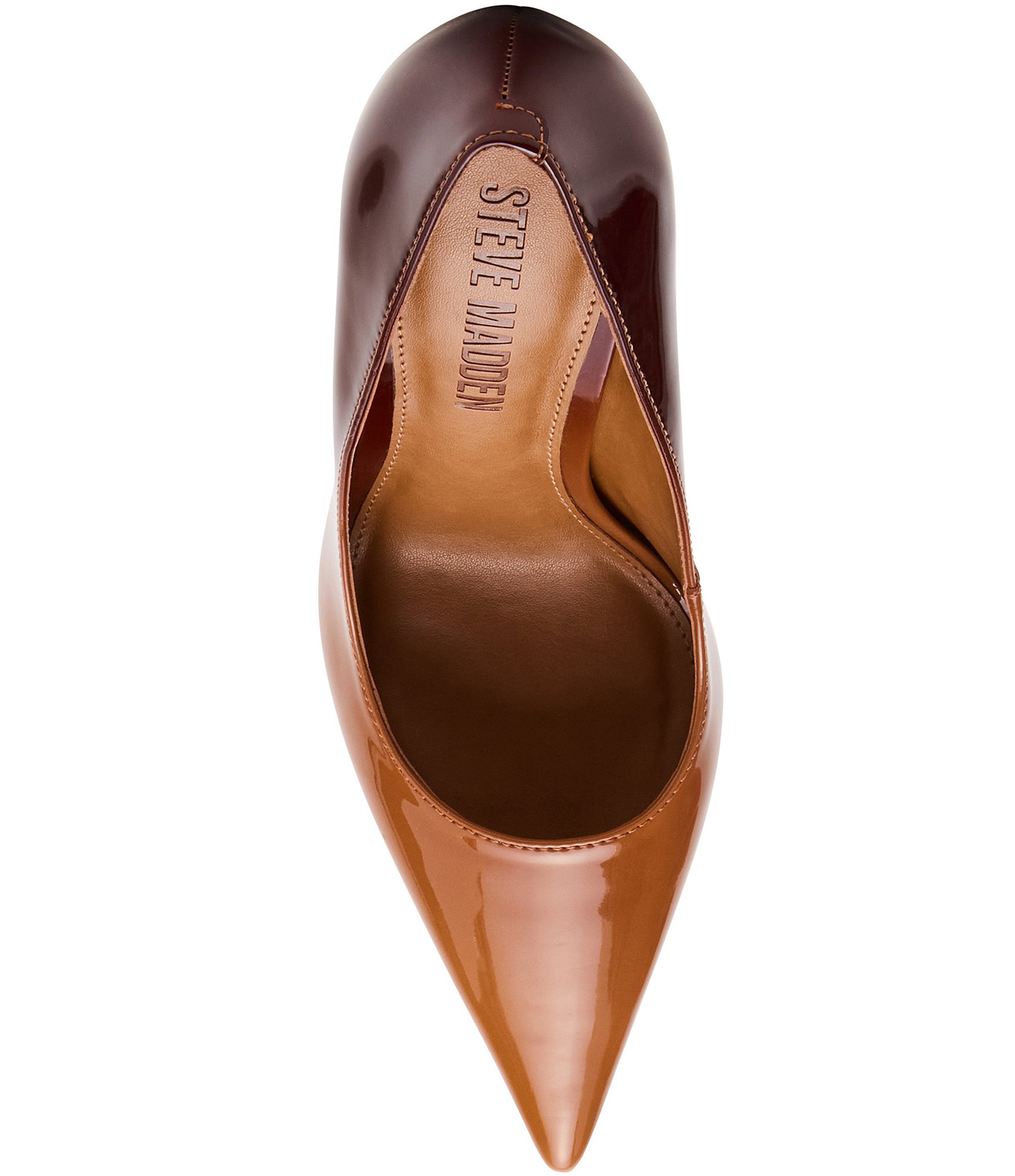 Steve Madden Noir Patent Ombre Pointed Toe Stiletto Pumps