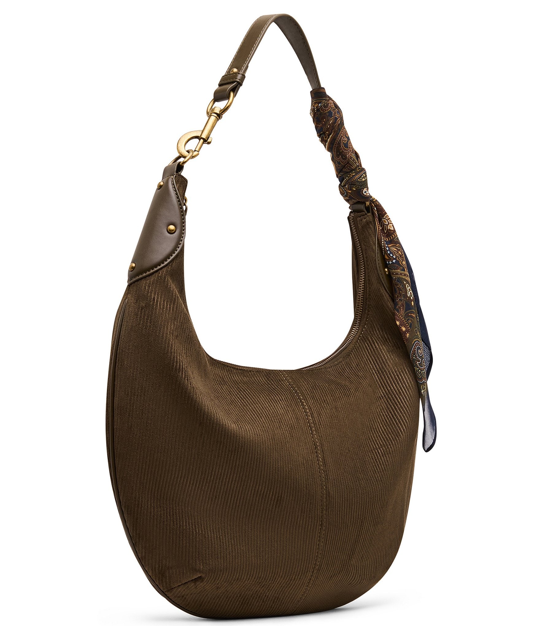 Steve Madden Olga Suede Drapey Hobo Bag