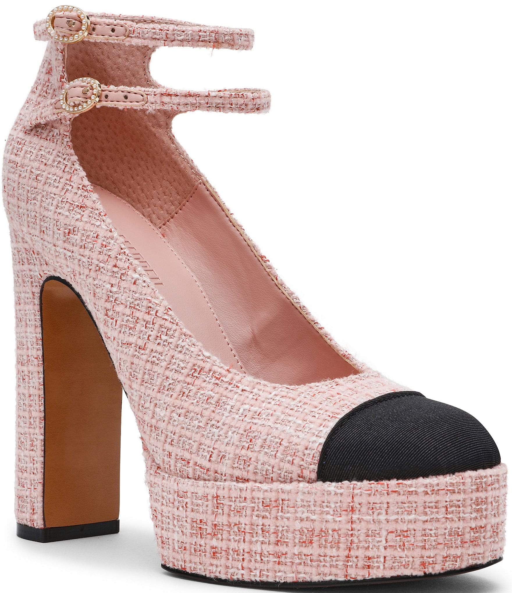 Steve Madden Peyton Boucle Mary Jane Platform Pumps