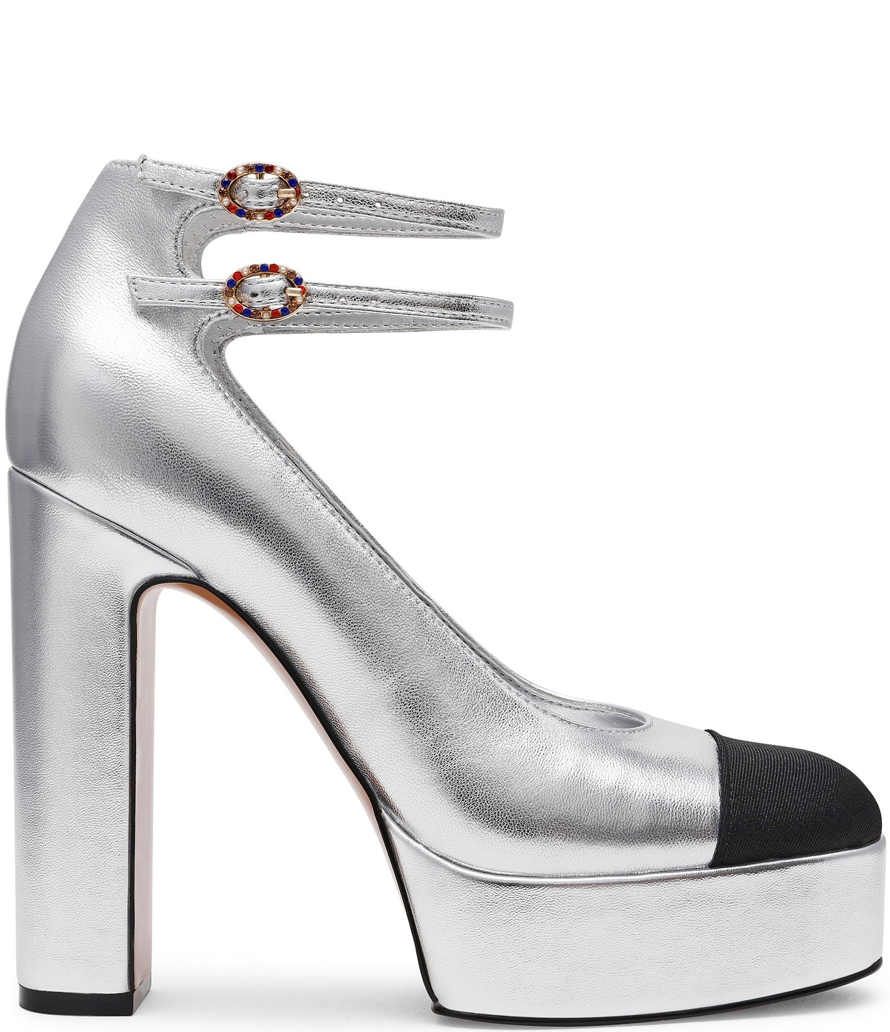 Steve Madden Peyton Leather Mary Jane Platform Pumps