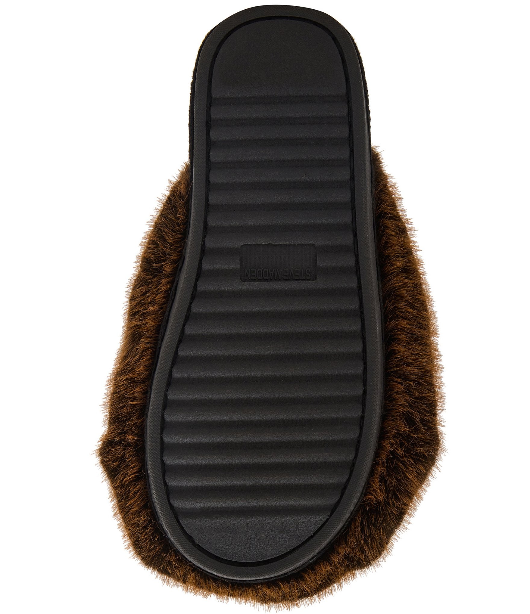 Steve Madden Poof Faux Fur Slippers