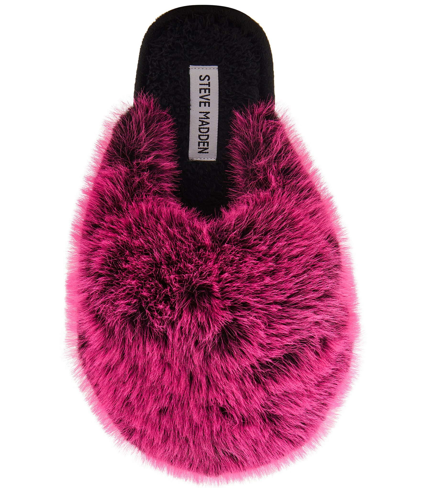 Steve Madden Poof Faux Fur Slippers