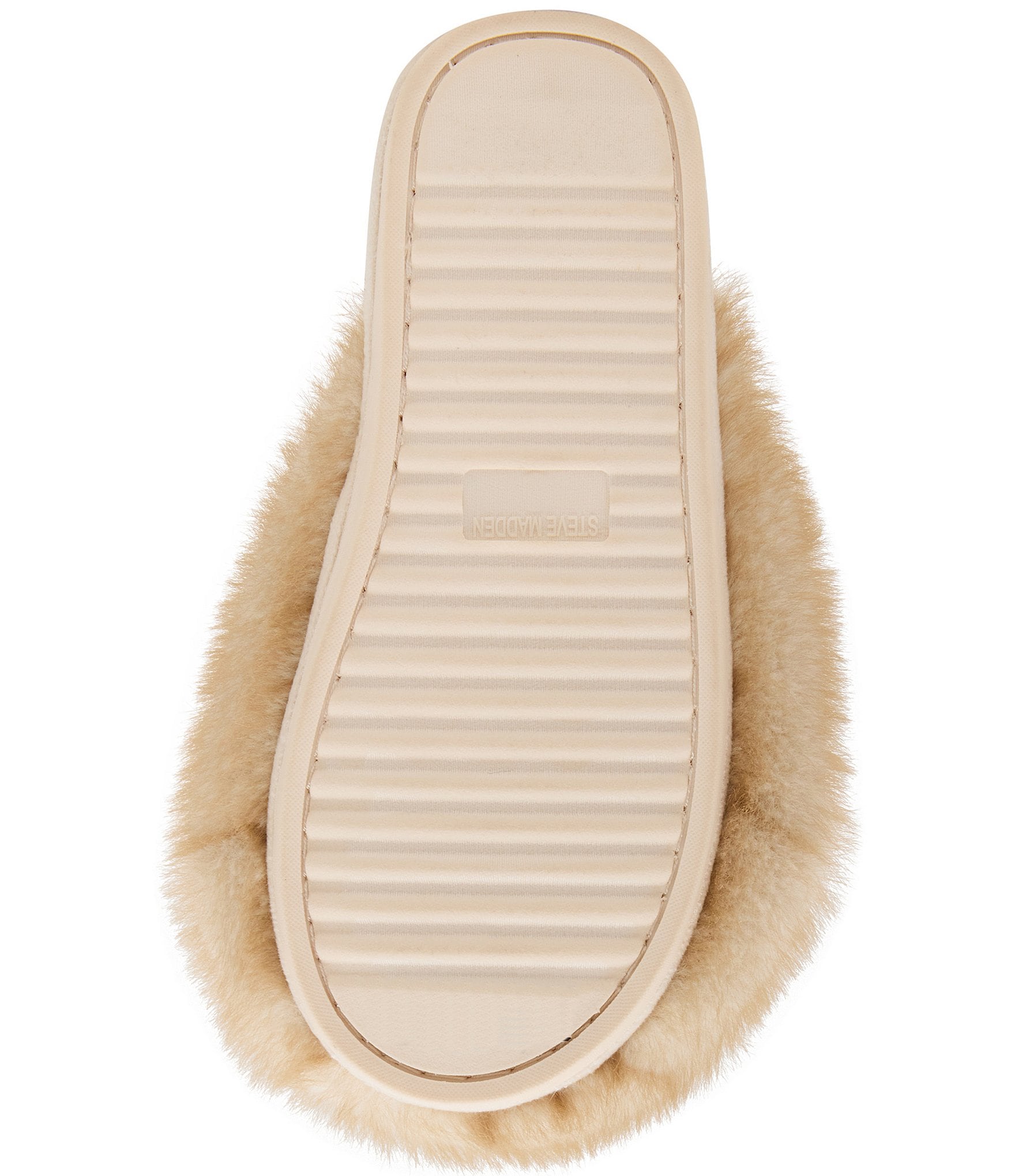 Steve Madden Poof Faux Fur Slippers