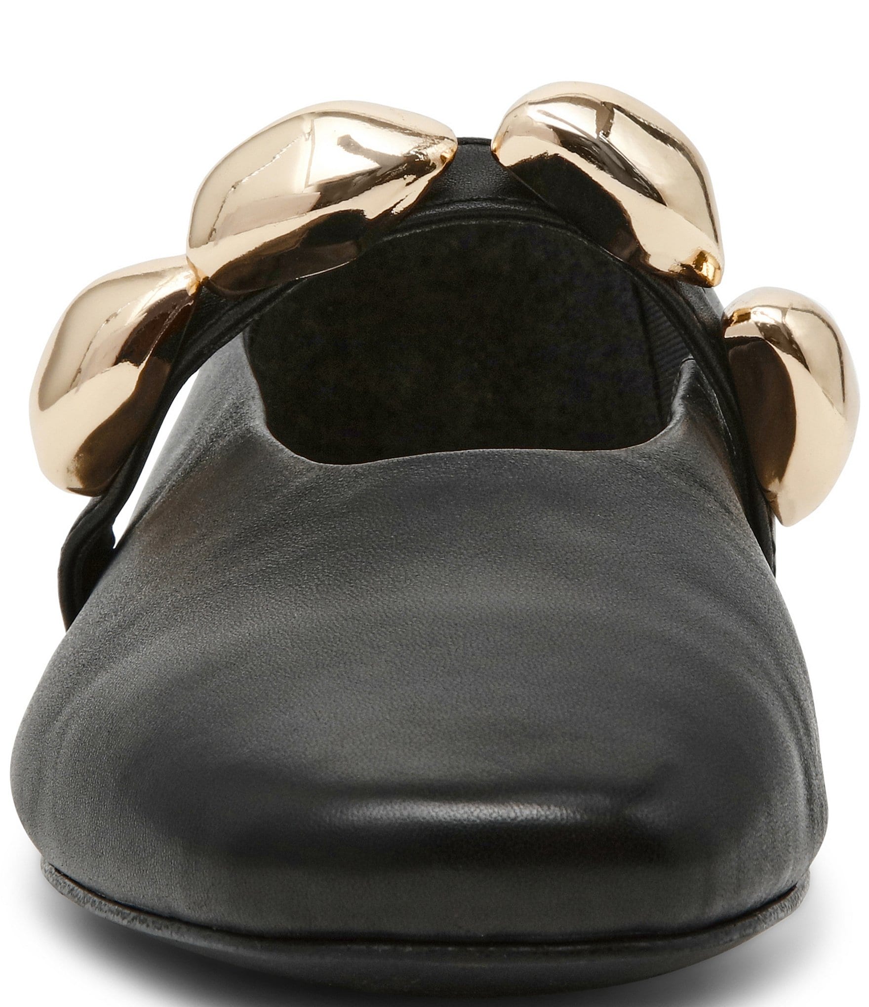 Steve Madden Poppin Leather Ornamented Mary Jane Ballet Flats