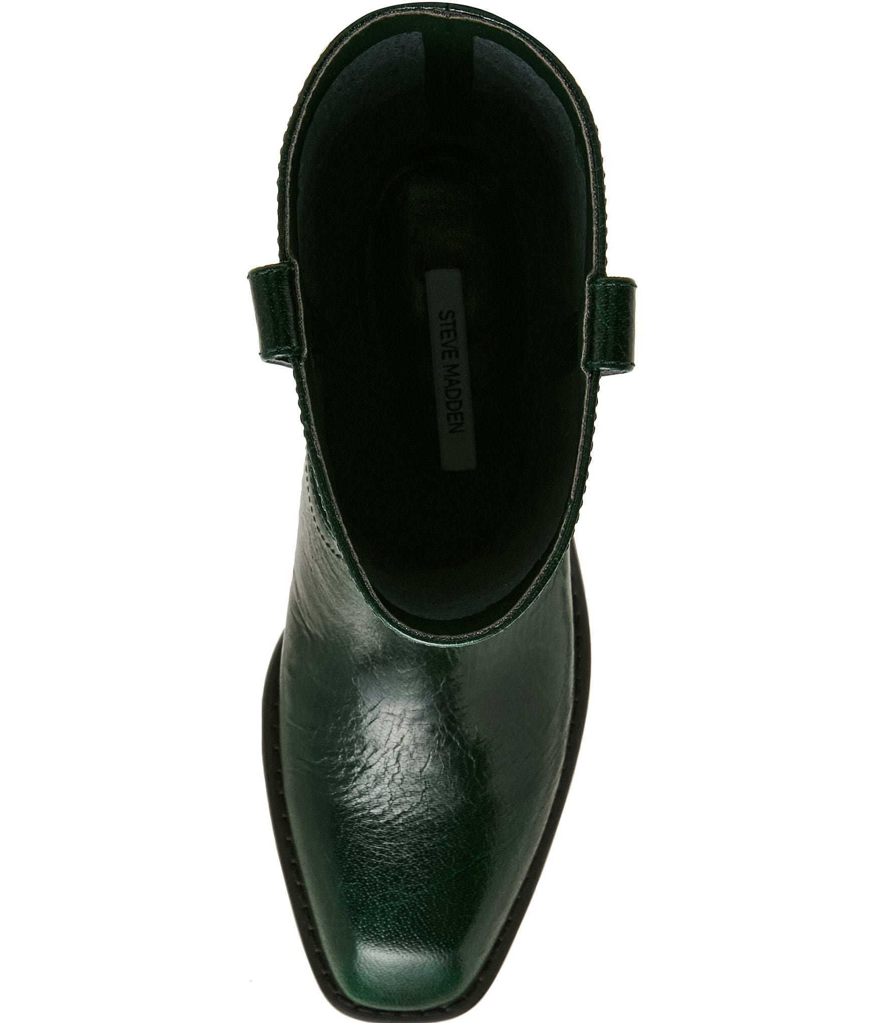 Steve Madden Primo Leather Square Toe Boots