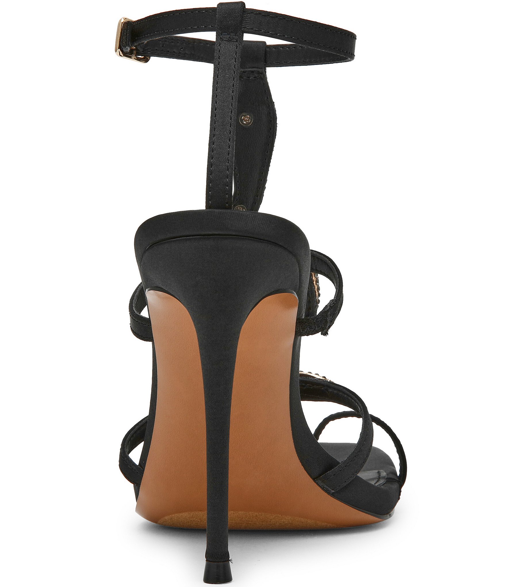 Steve Madden Python Snake Hardware Strappy Ankle Wrap Dress Sandals