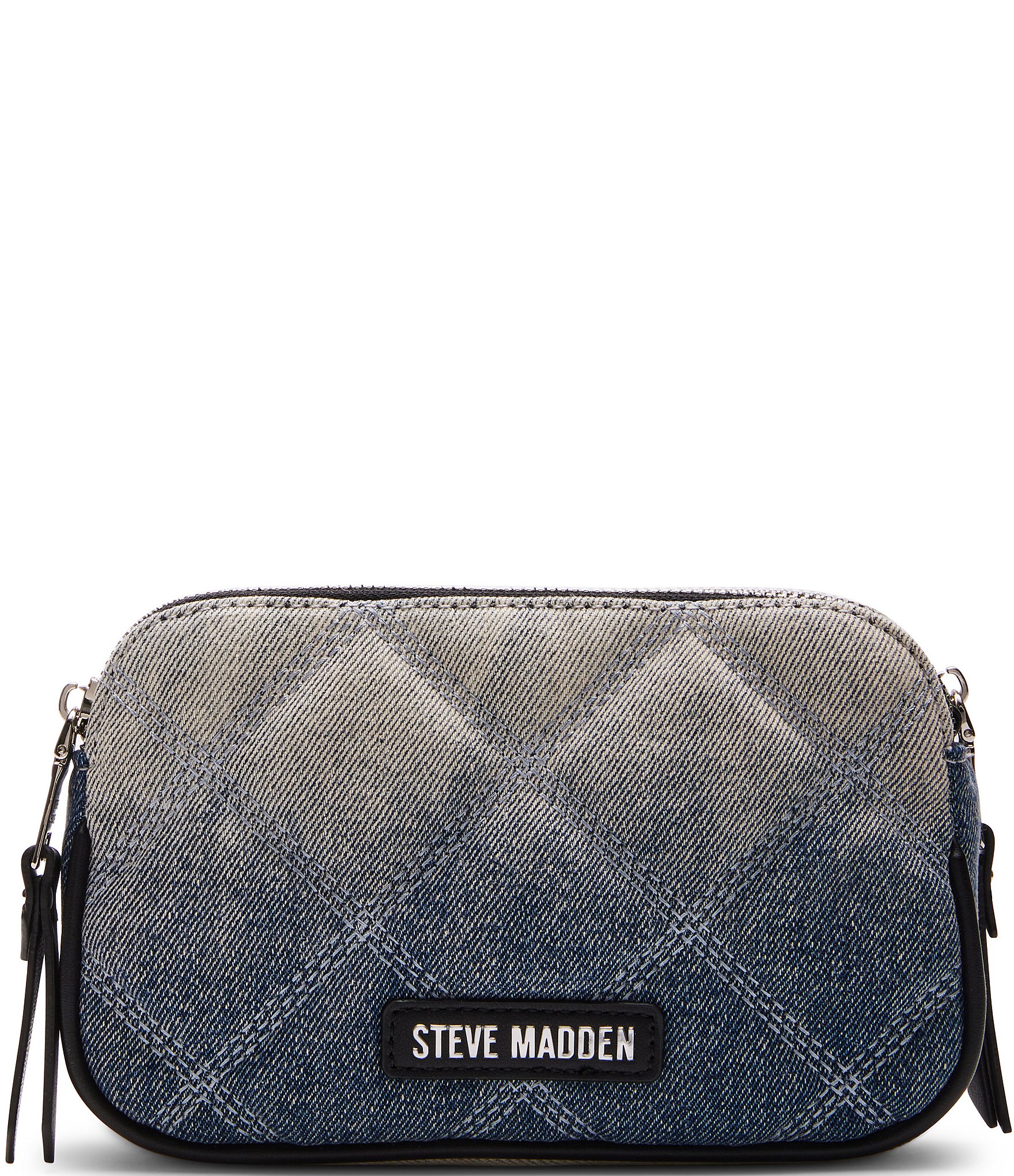 Steve Madden Quilted Denim Crossbody Bag