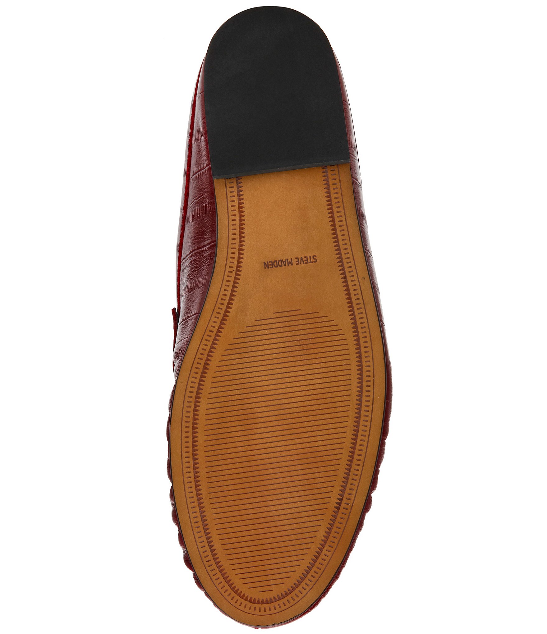 Steve Madden Rafe Eel Printed Penny Loafer Mules