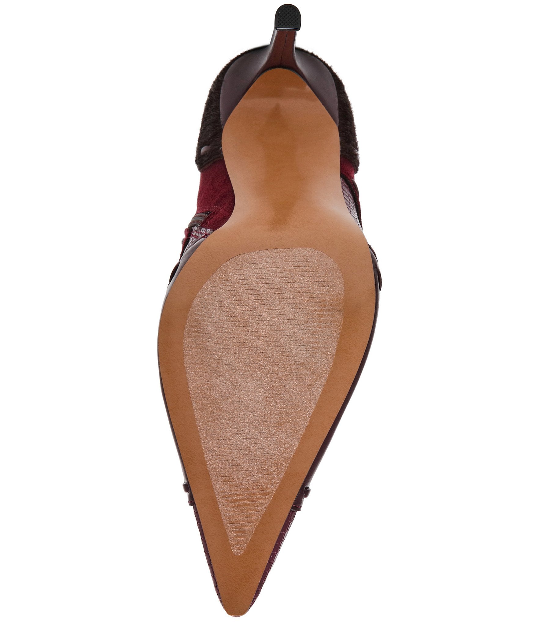 Steve Madden Revive Patchwork Haircalf Tall Boots