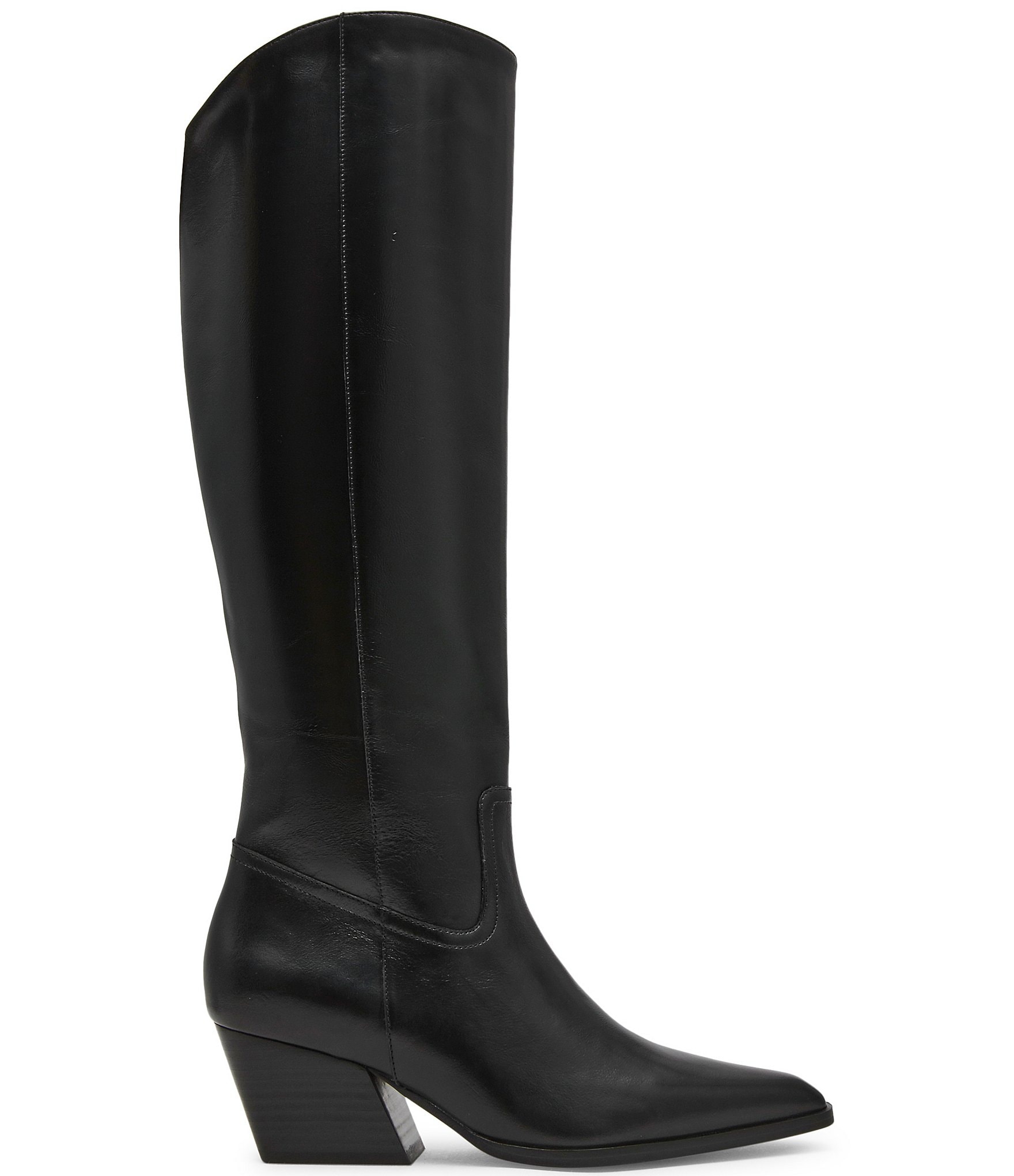Steve Madden Rodessa Leather Pointed Toe Tall Boots