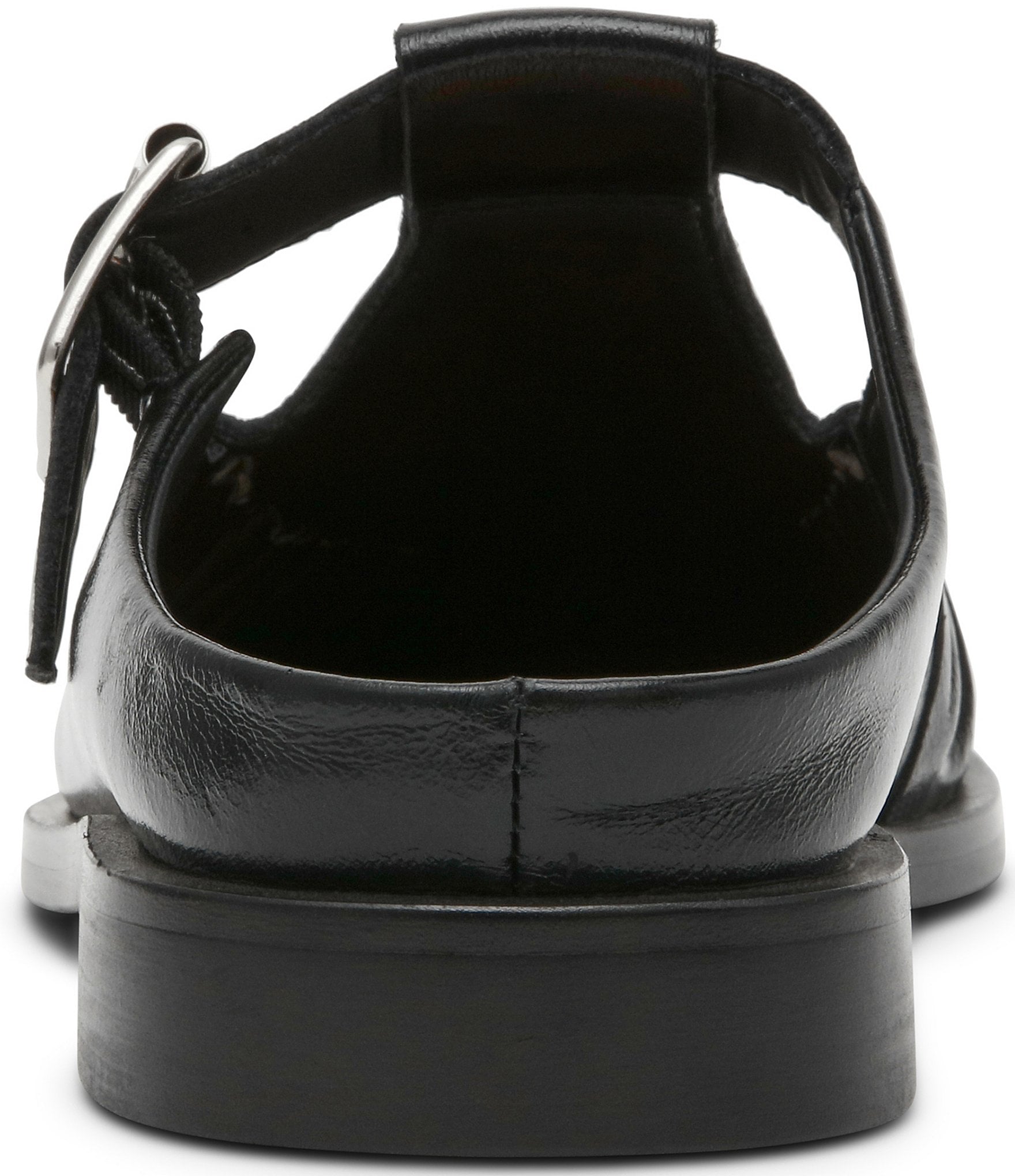 Steve Madden Rona Leather Buckle Strap Loafer Mules