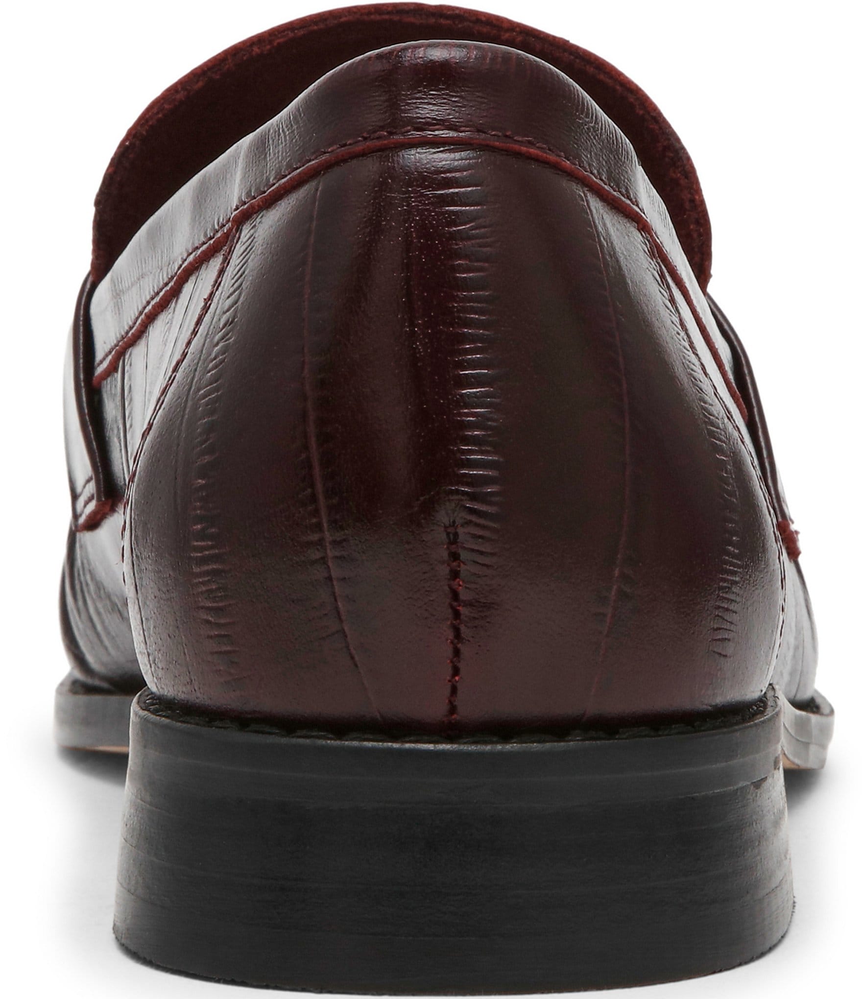 Steve Madden Ronie Eel Embossed Leather Loafers