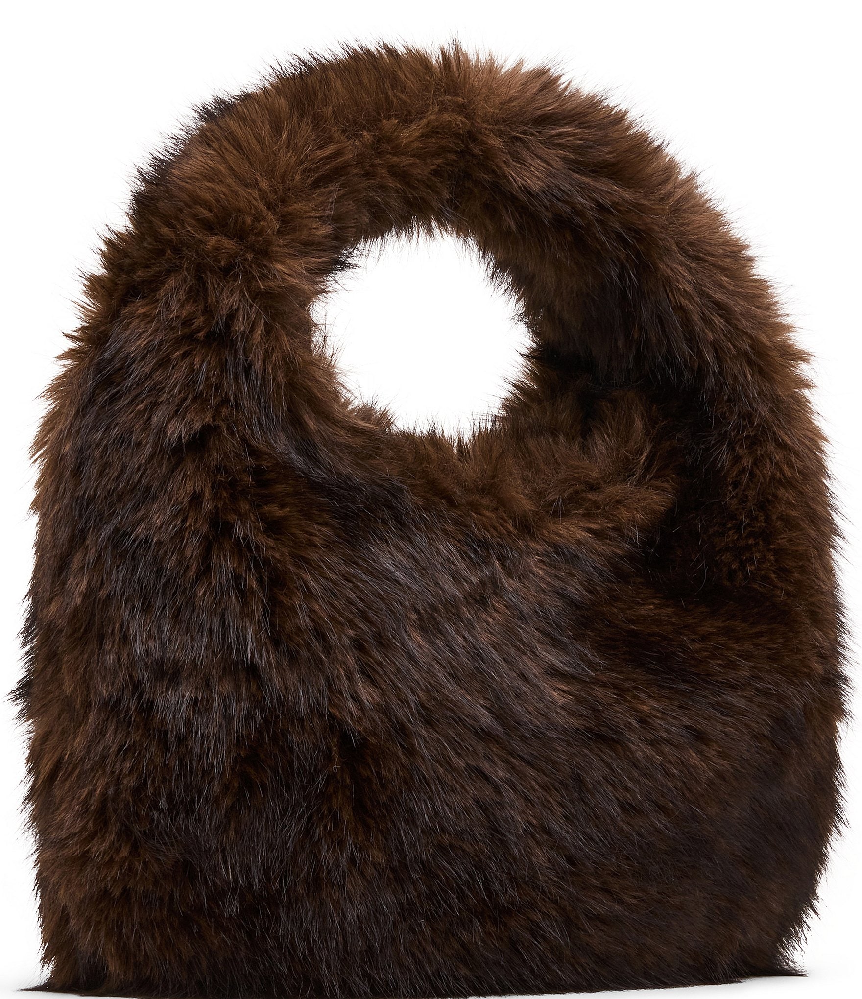 Steve Madden Saga Faux Fur Shoulder Bag