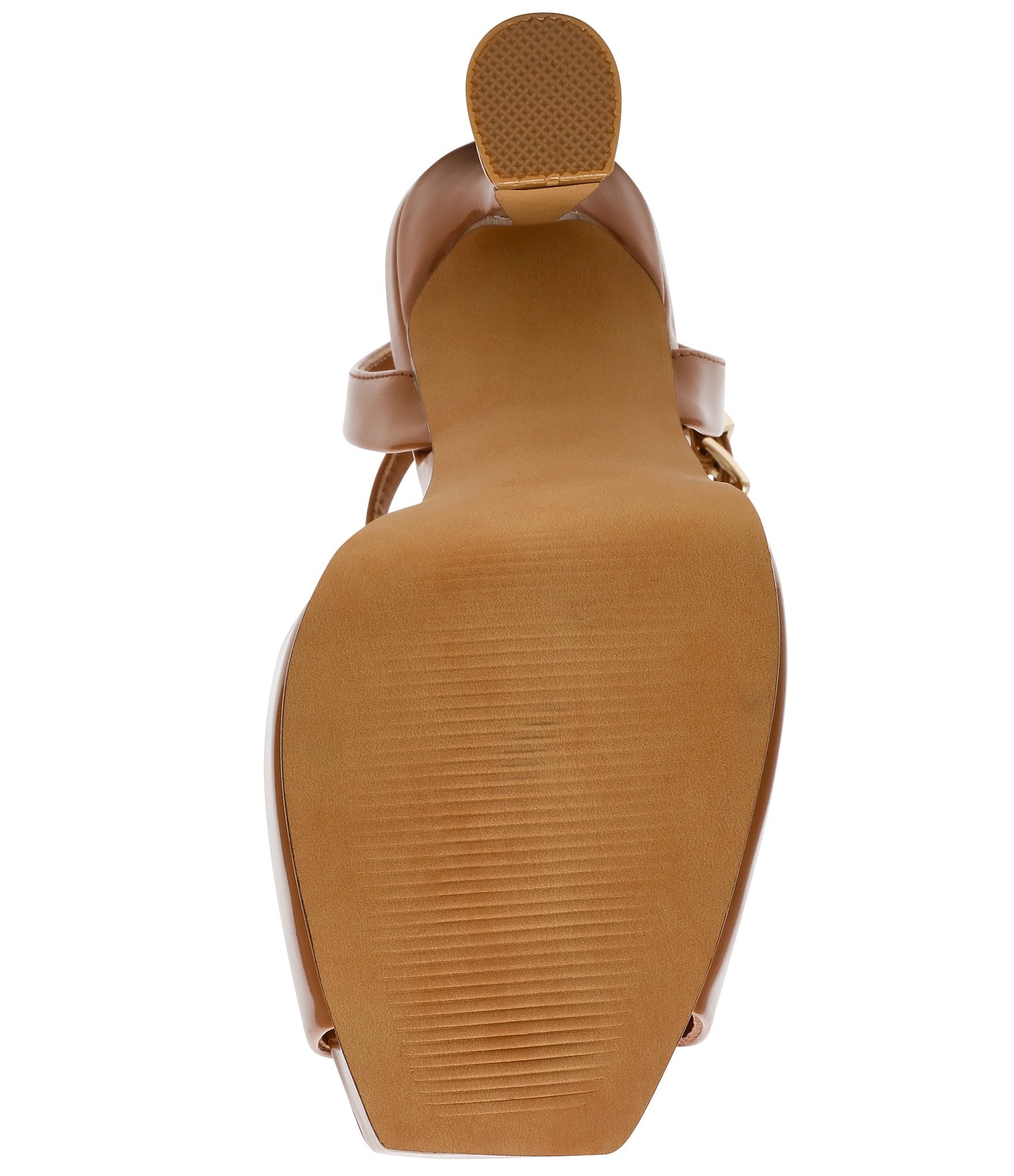 Steve Madden Sass Glossy Leather Platform Dress Sandals