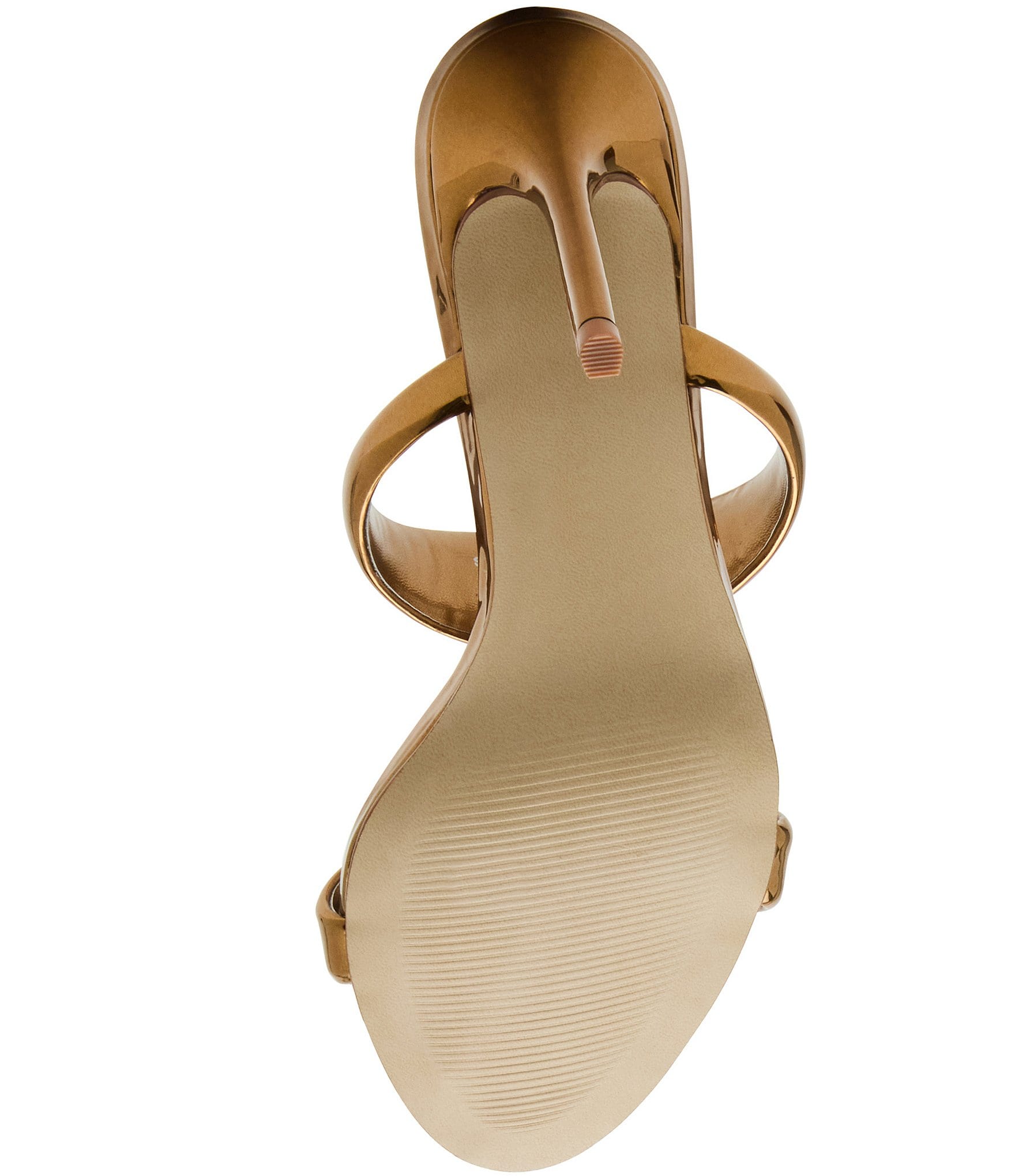 Steve Madden Saturn Tubular Patent Stiletto Dress Slide Sandals