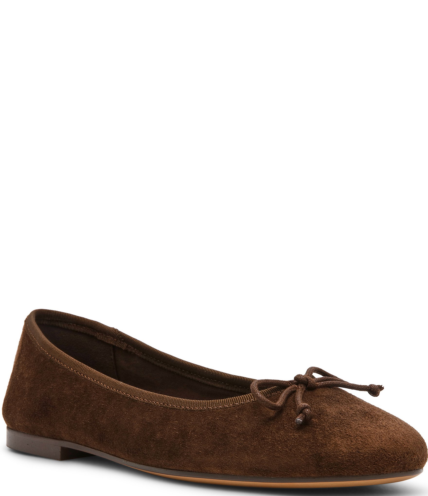 Steve Madden Selma Suede Bow Detail Ballet Flats