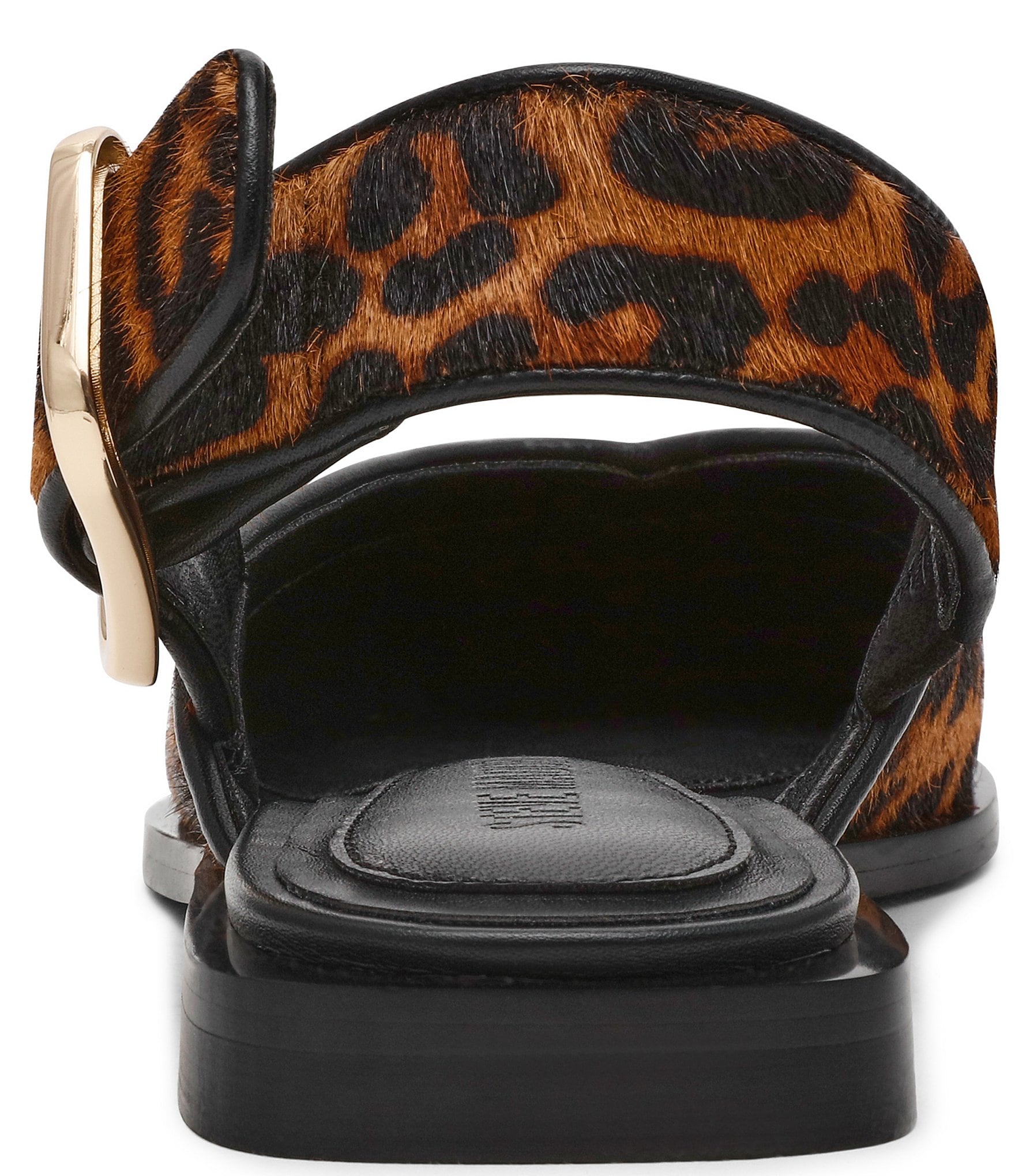 Steve Madden Shay-L Leopard Print Haircalf Slingback Flats