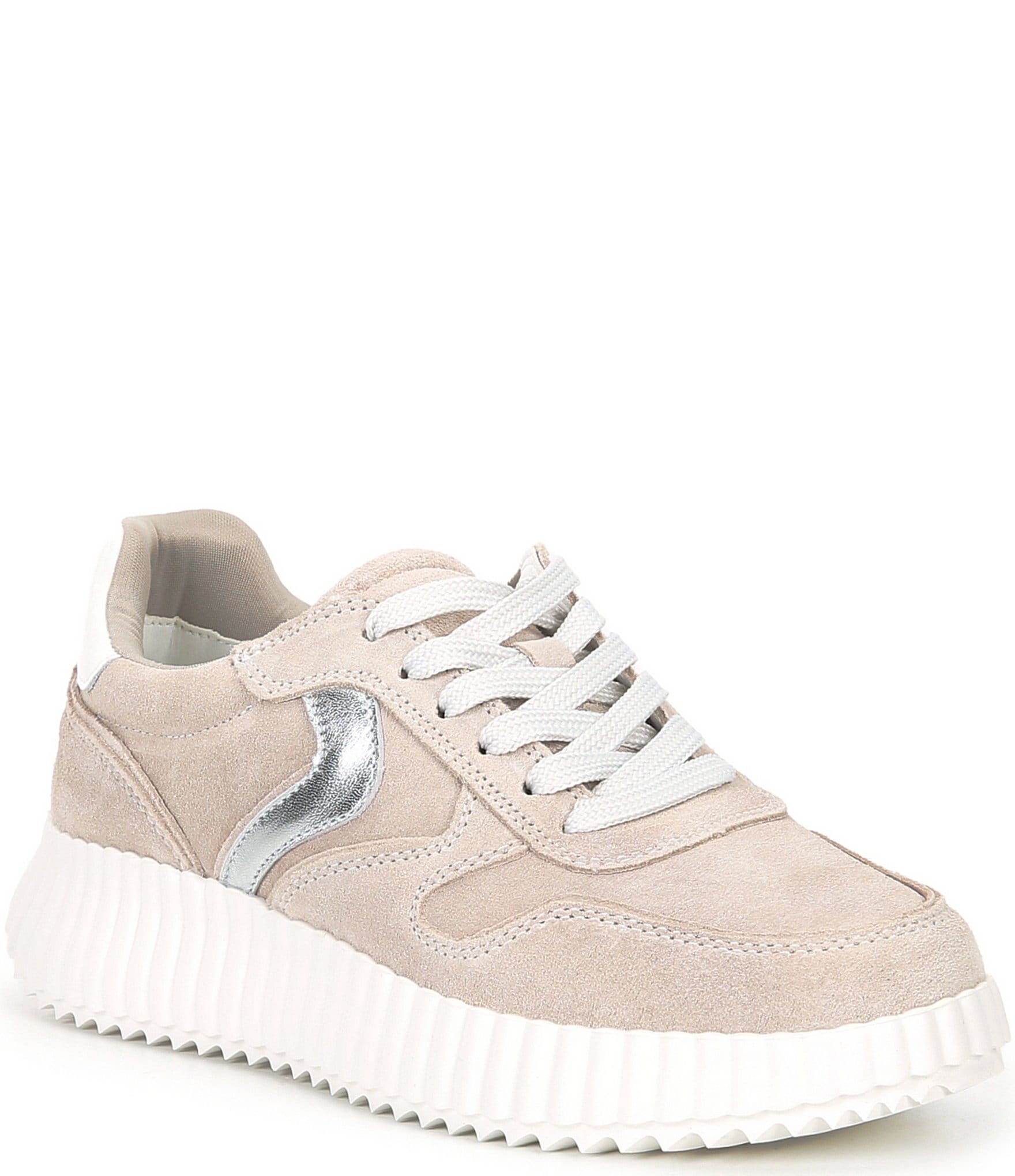 Steve Madden Shereen Leather and Suede Platform Sneakers | Dillard's