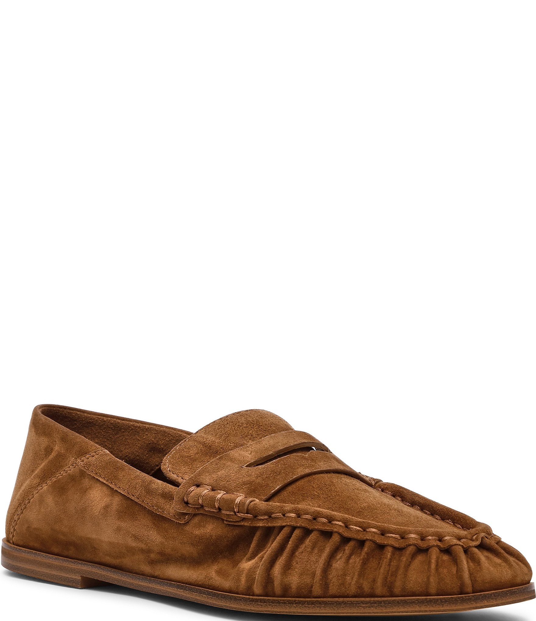 Steve Madden Women's Stewart Suede Penny Loafers