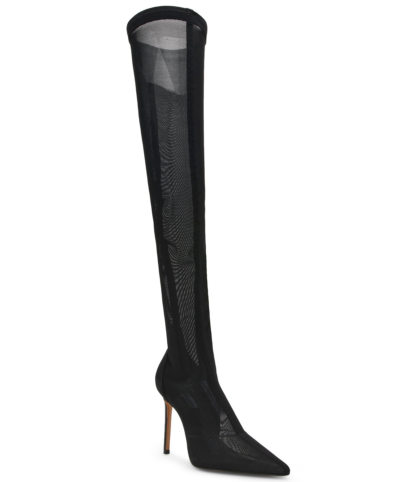 Steve Madden Tate Mesh Over The Knee Boots Dillard s