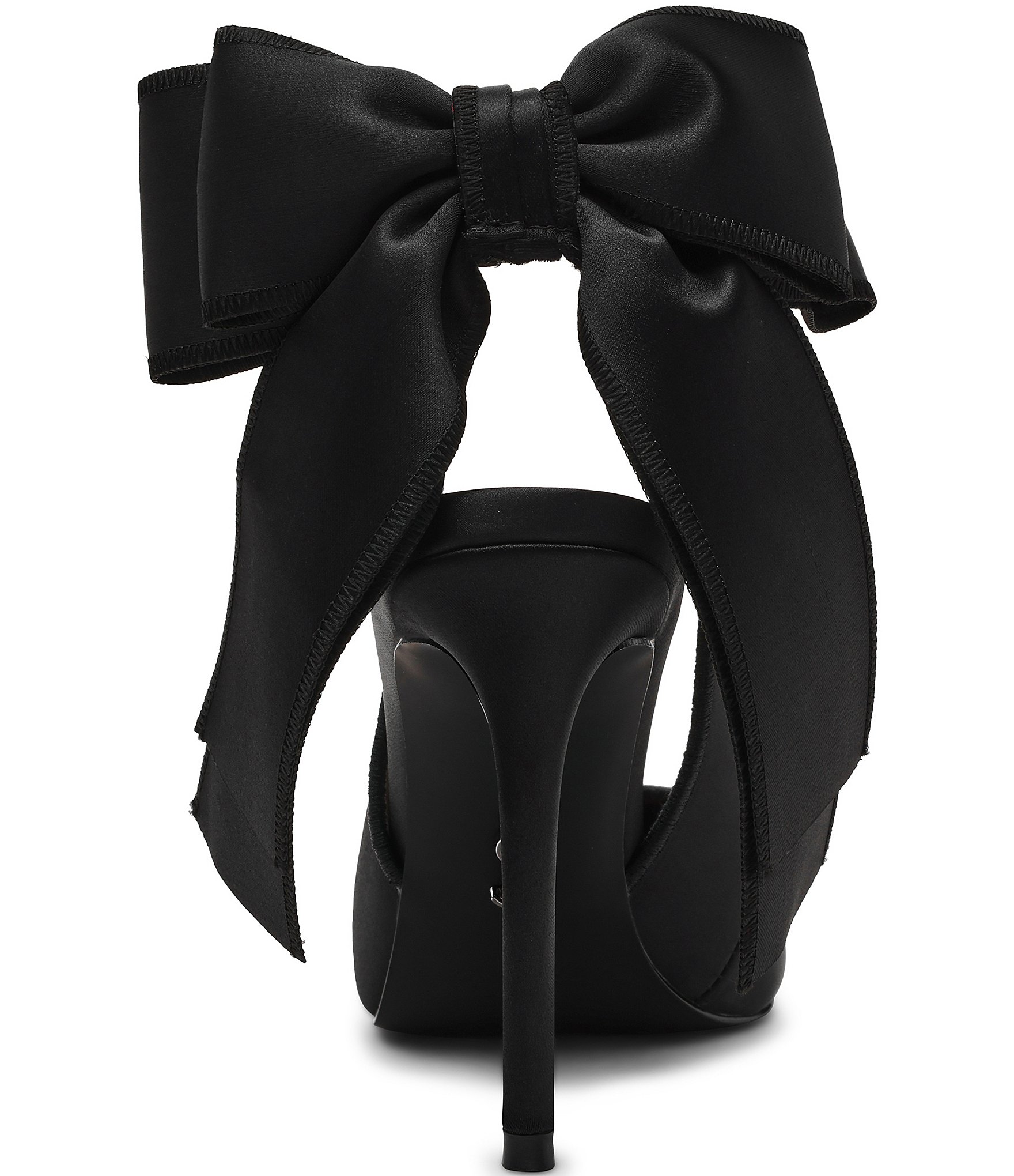 Steve Madden Teacup Satin Bow Detail Slingback Stiletto Pumps