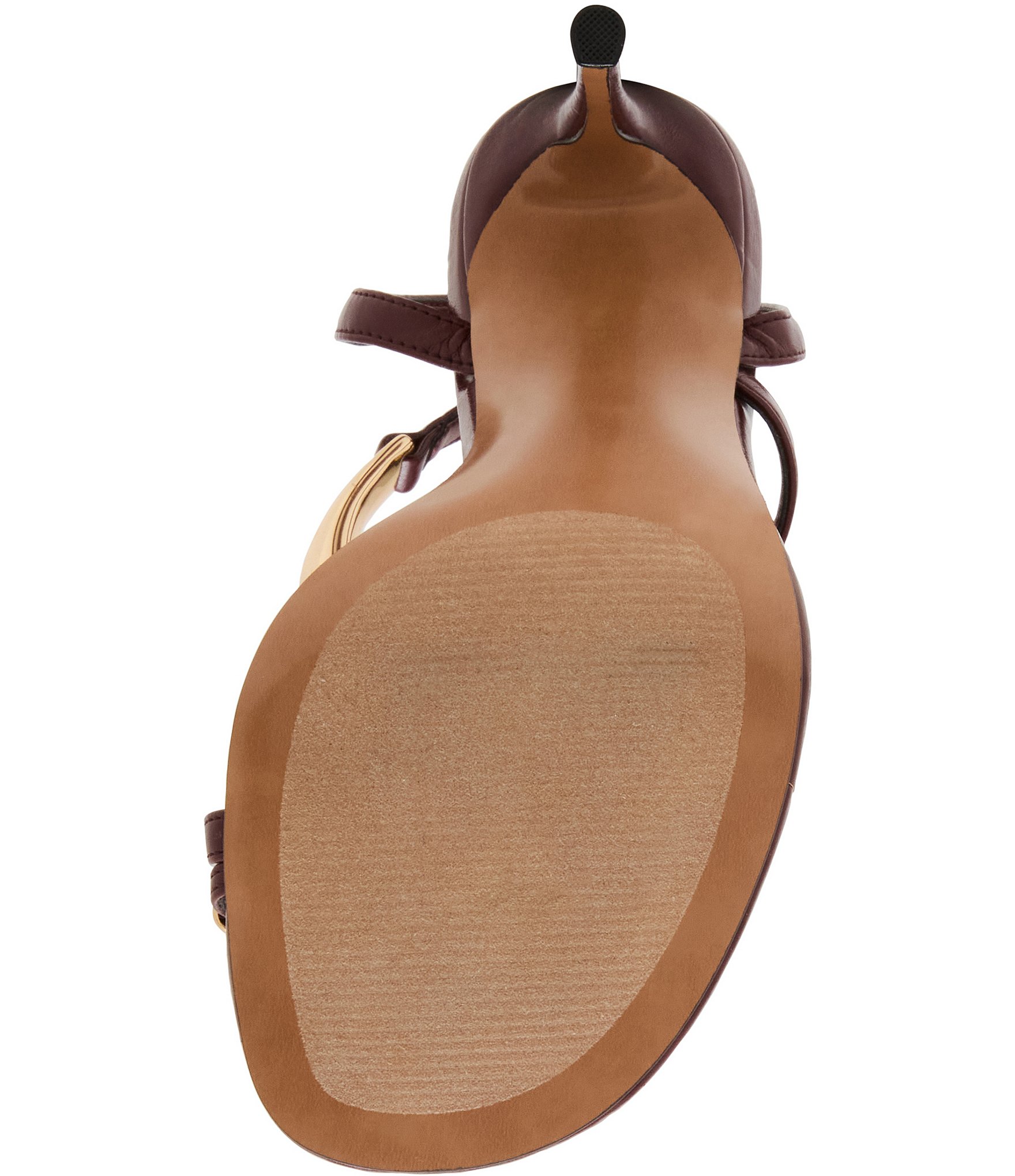 Steve Madden Tia Toe Loop Ankle Strap Hardware Dress Sandals