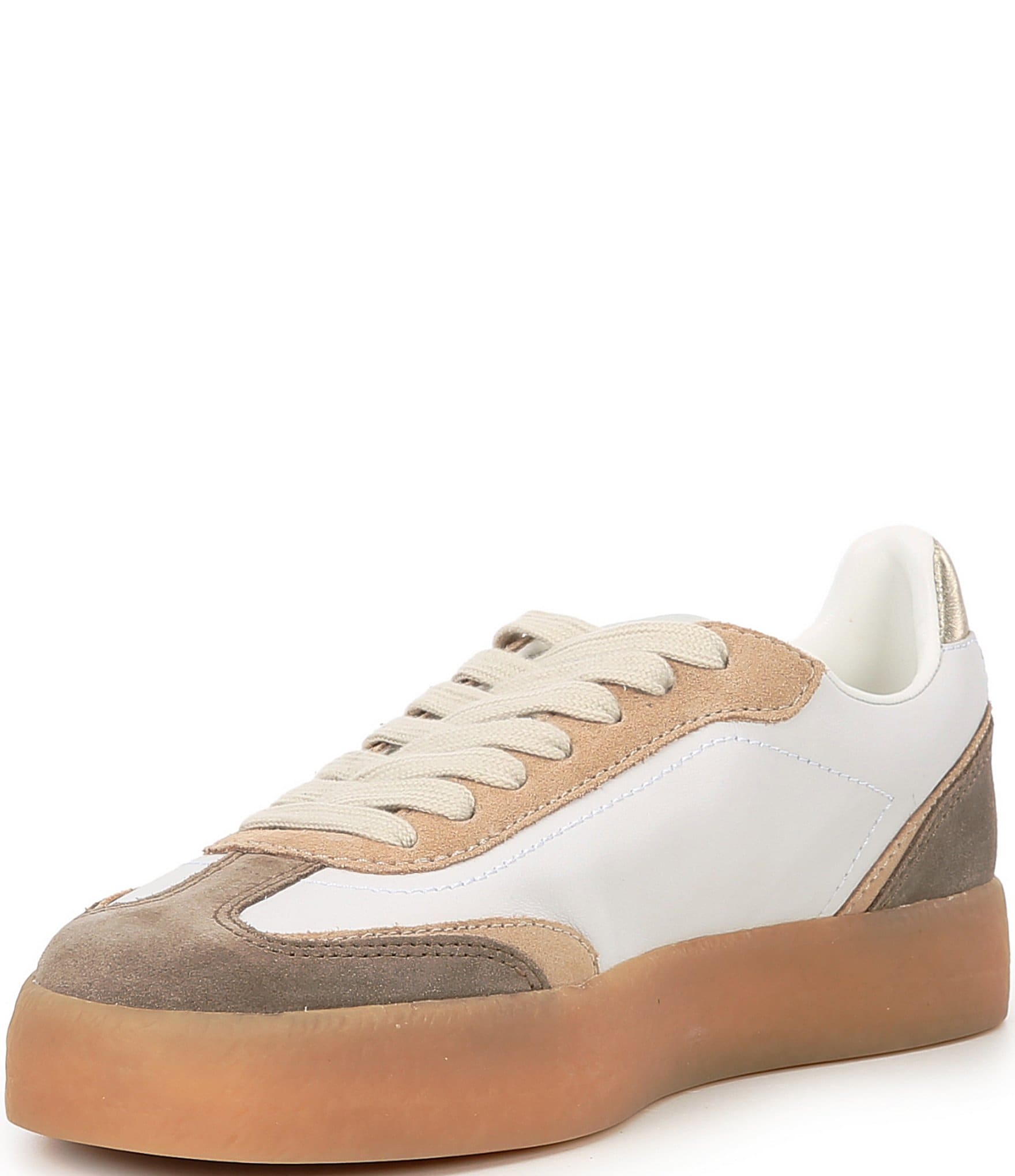 Steve Madden Tux Mixed Media Low-Top Sneakers