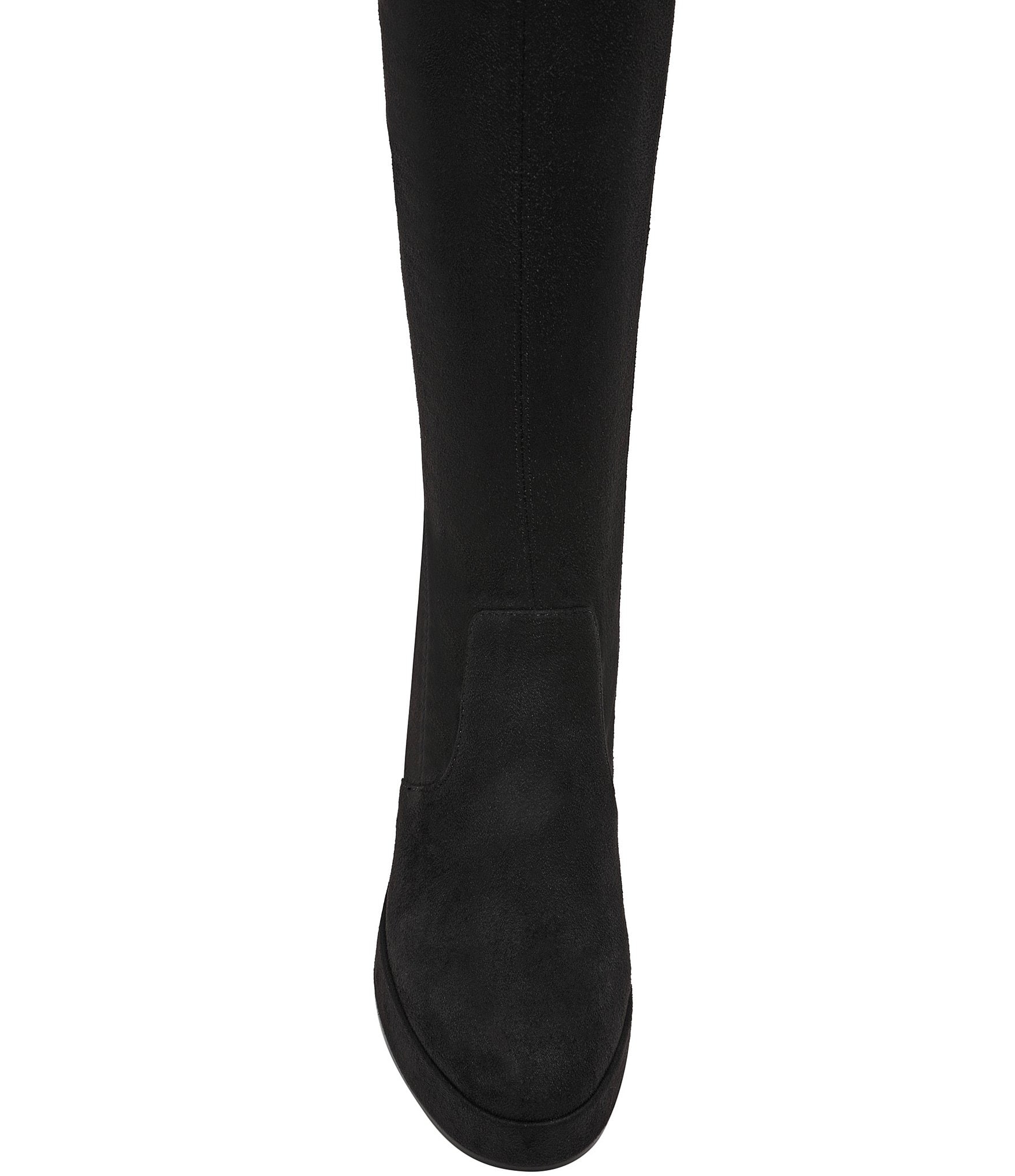 Steve Madden Twain Microsuede Knee High Block Heel Boots