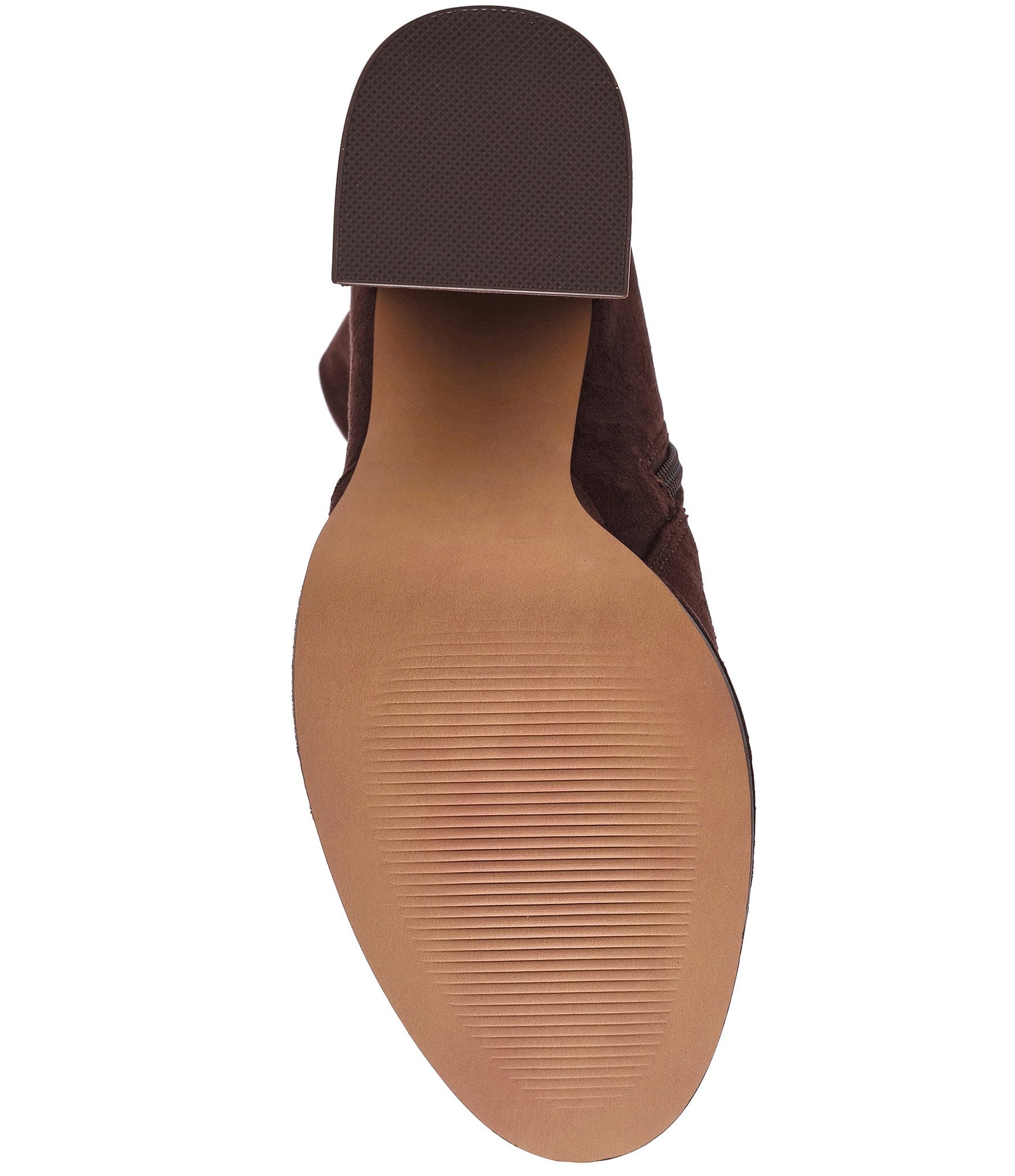 Steve Madden Twain Microsuede Knee High Block Heel Boots