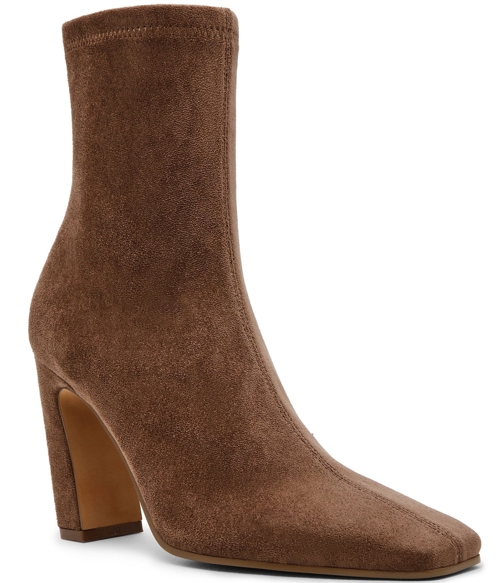 【スティーブマデン】ヴィンカ Steve Madden Vinka Block Heel Snip Toe Booties | Dillard's