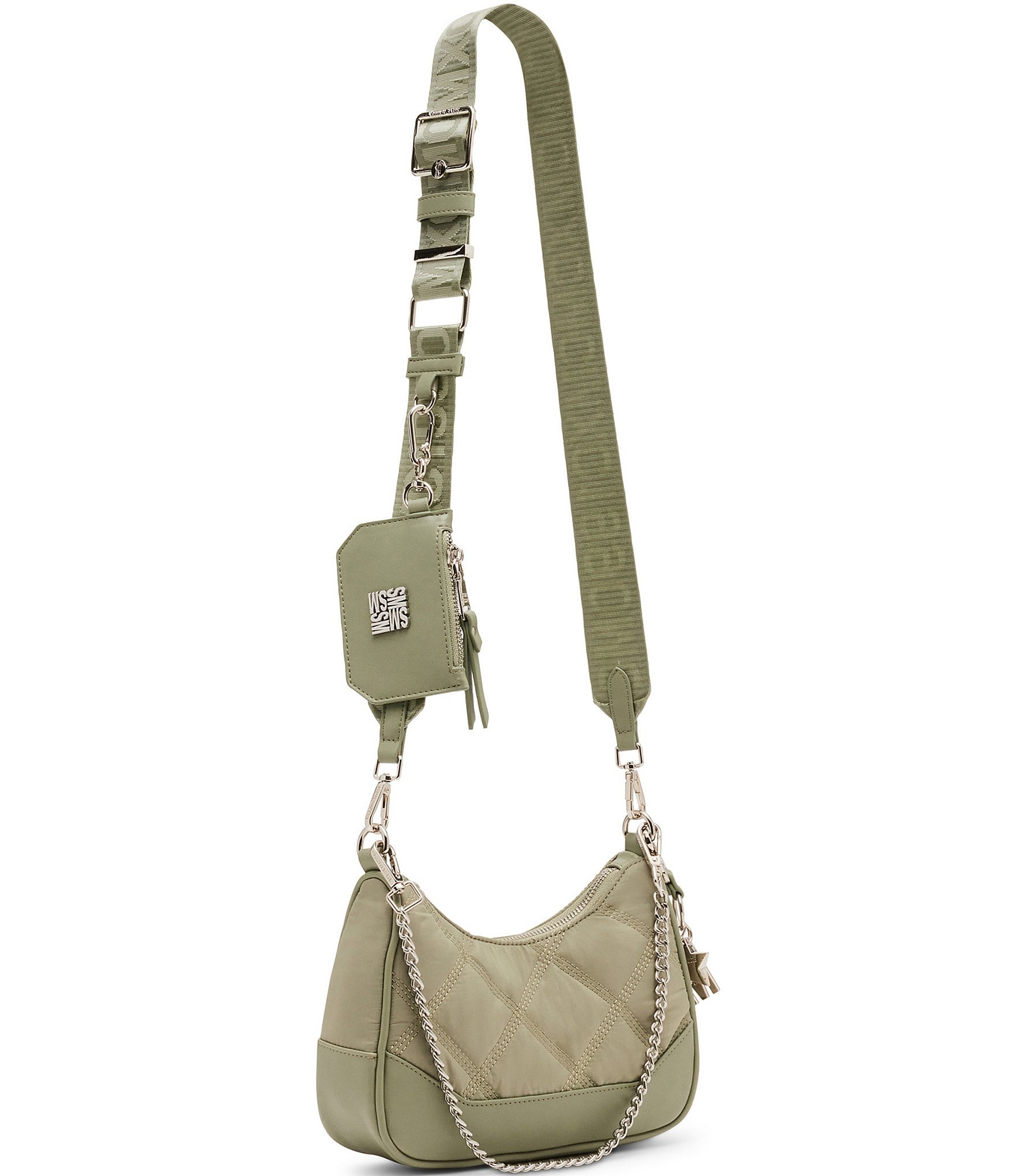 Steve Madden Vital Pieced & Quilted Nylon Crossbody Bag