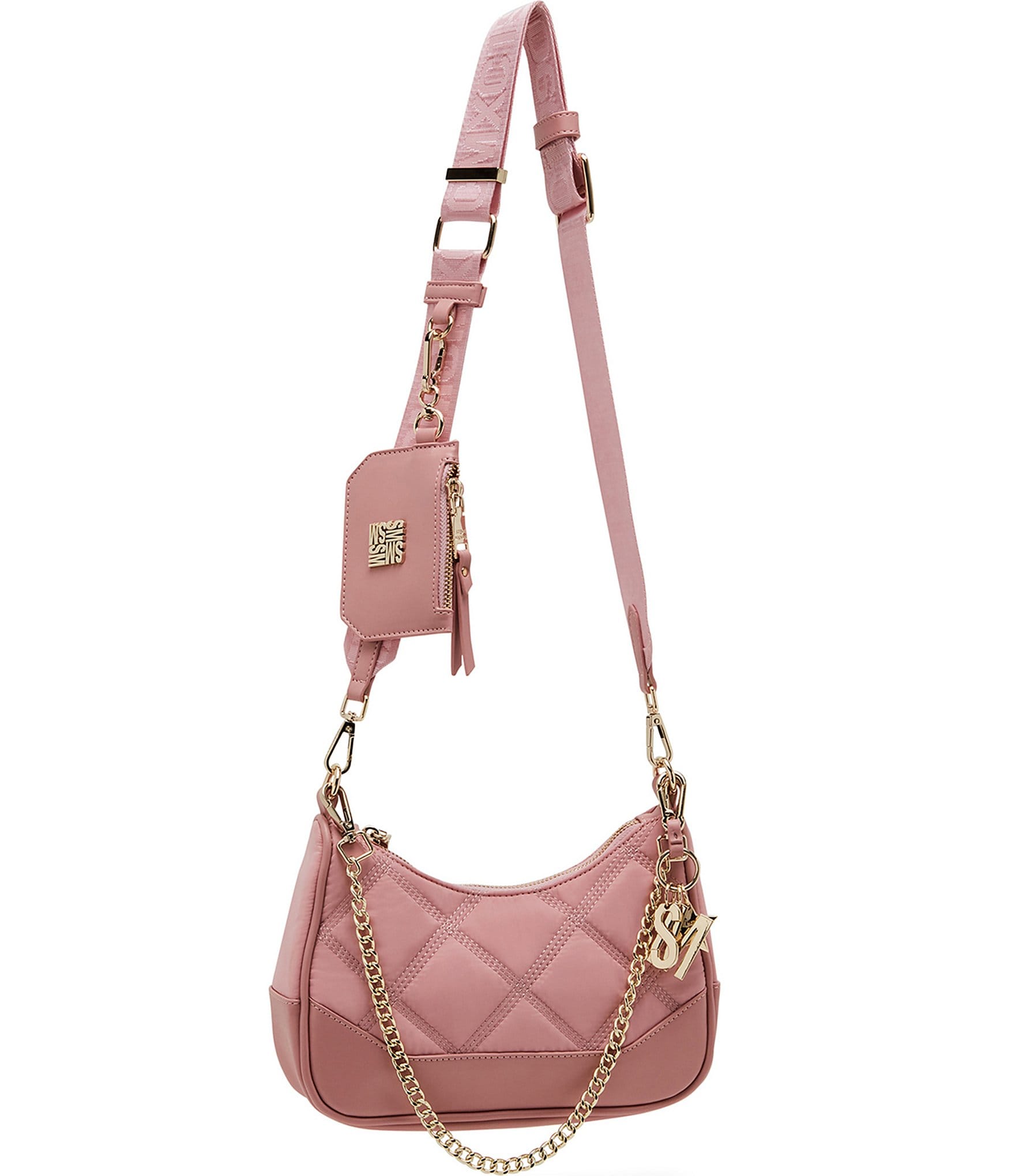 Steve Madden Vital Pieced & Quilted Nylon Crossbody Bag