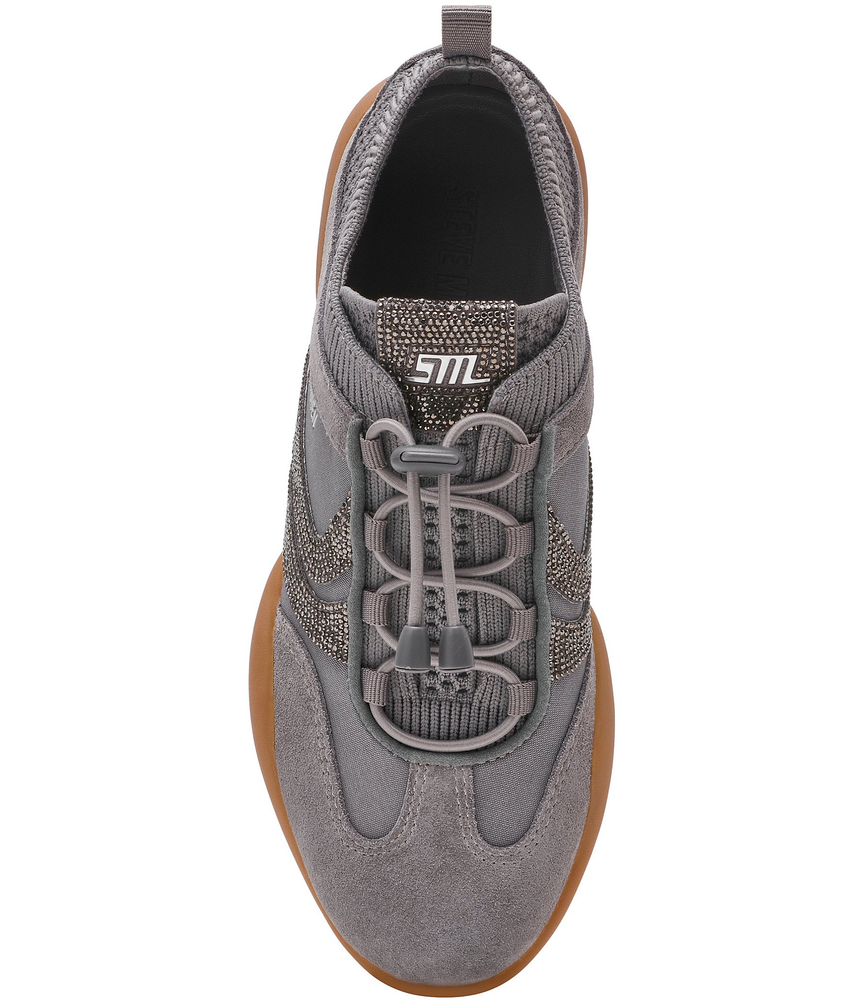 Steve Madden Women's Reboot Rhinestone Low Top Sneakers