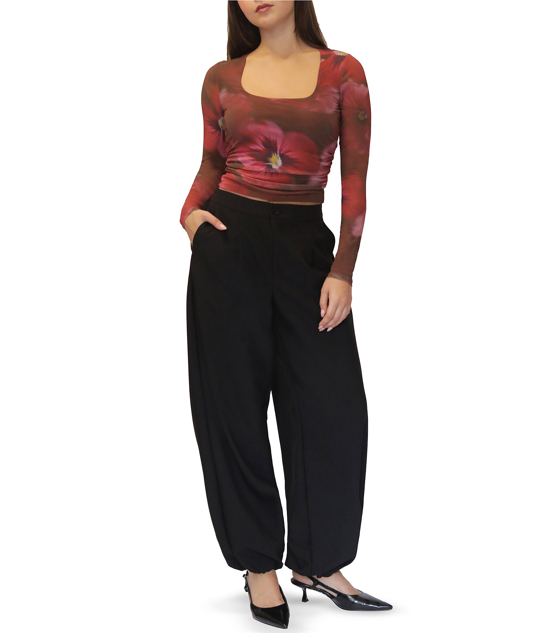 Stevie By Steve Madden Barrel Bubble Pants