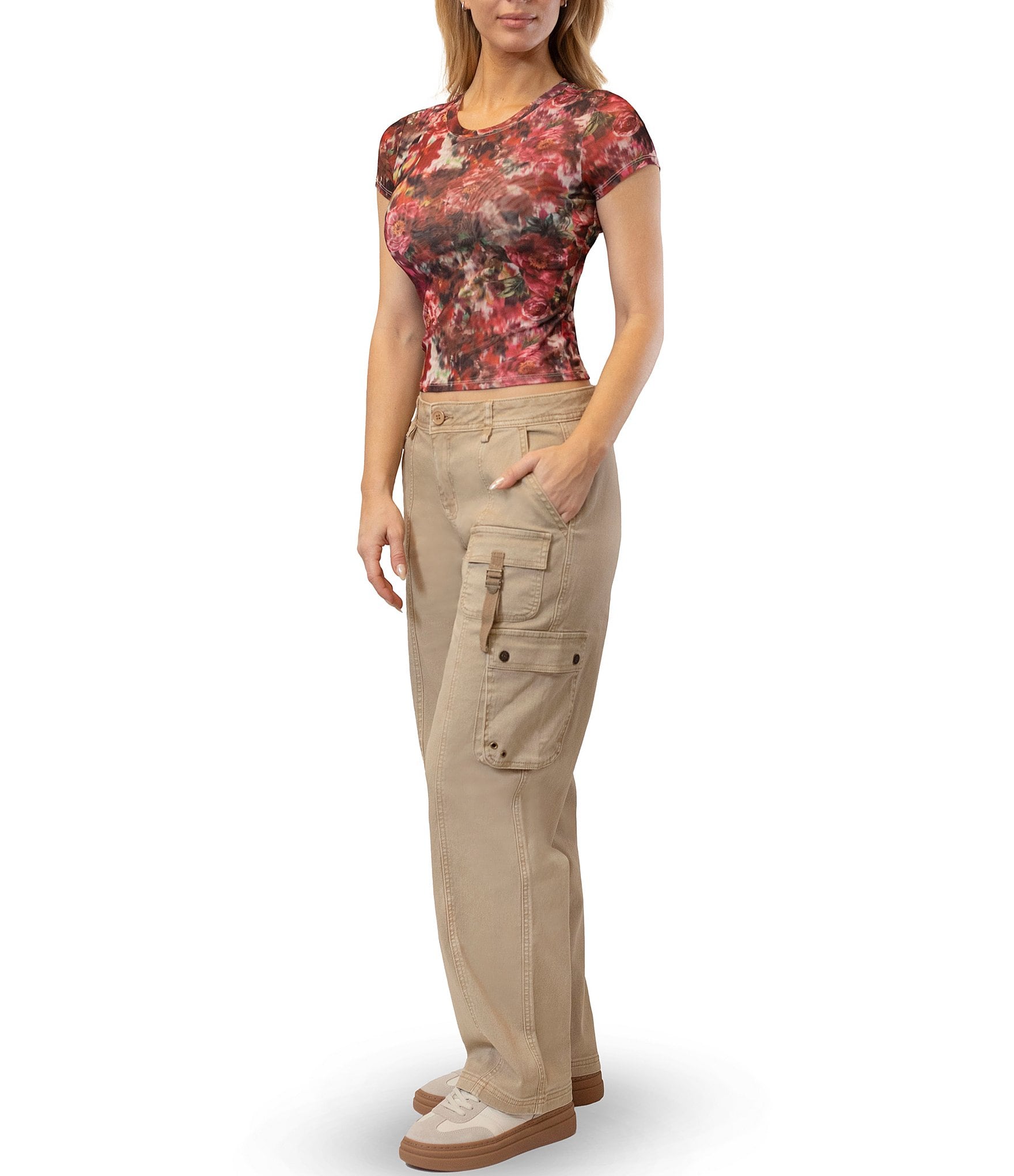 Stevie By Steve Madden High Rise Cargo Pants