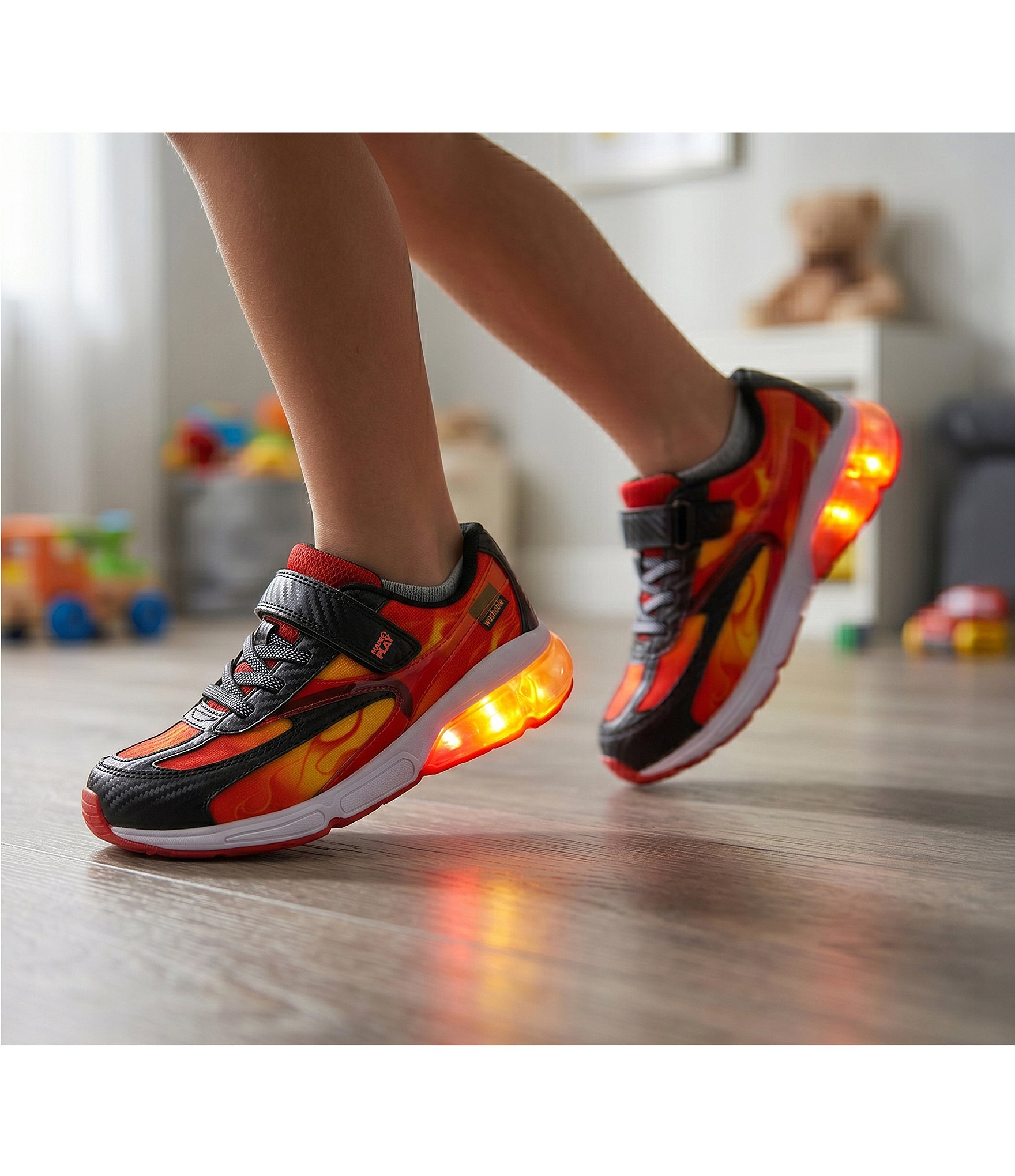 Stride Rite Boys' Lighted Phantom M2P Machine Washable Sneakers (Toddler)