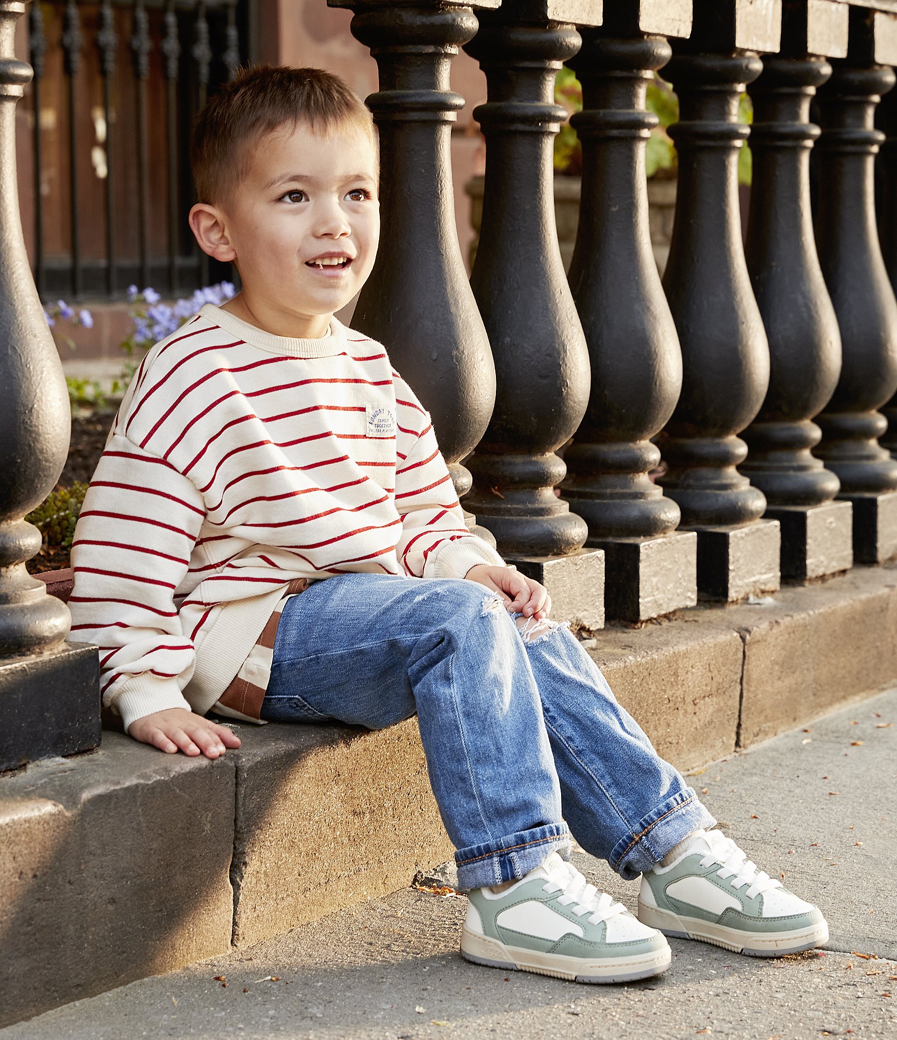 Stride Rite Boys' Osaka SR Perforated Sneakers (Toddler)