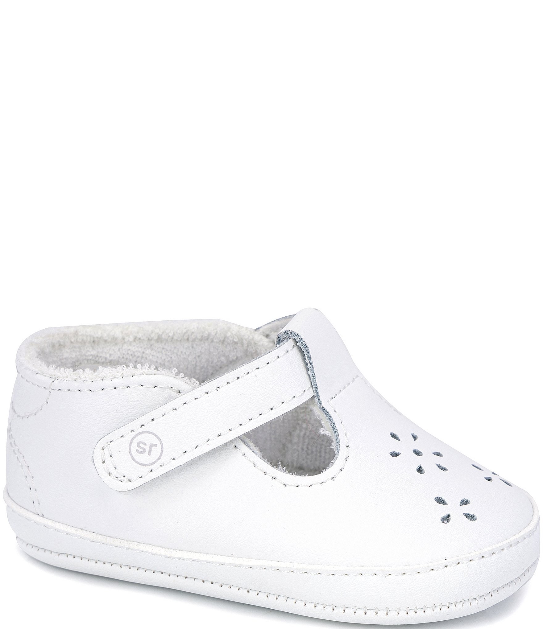 Stride Rite Girls' Ella T-Strap Crib Shoes (Infant)